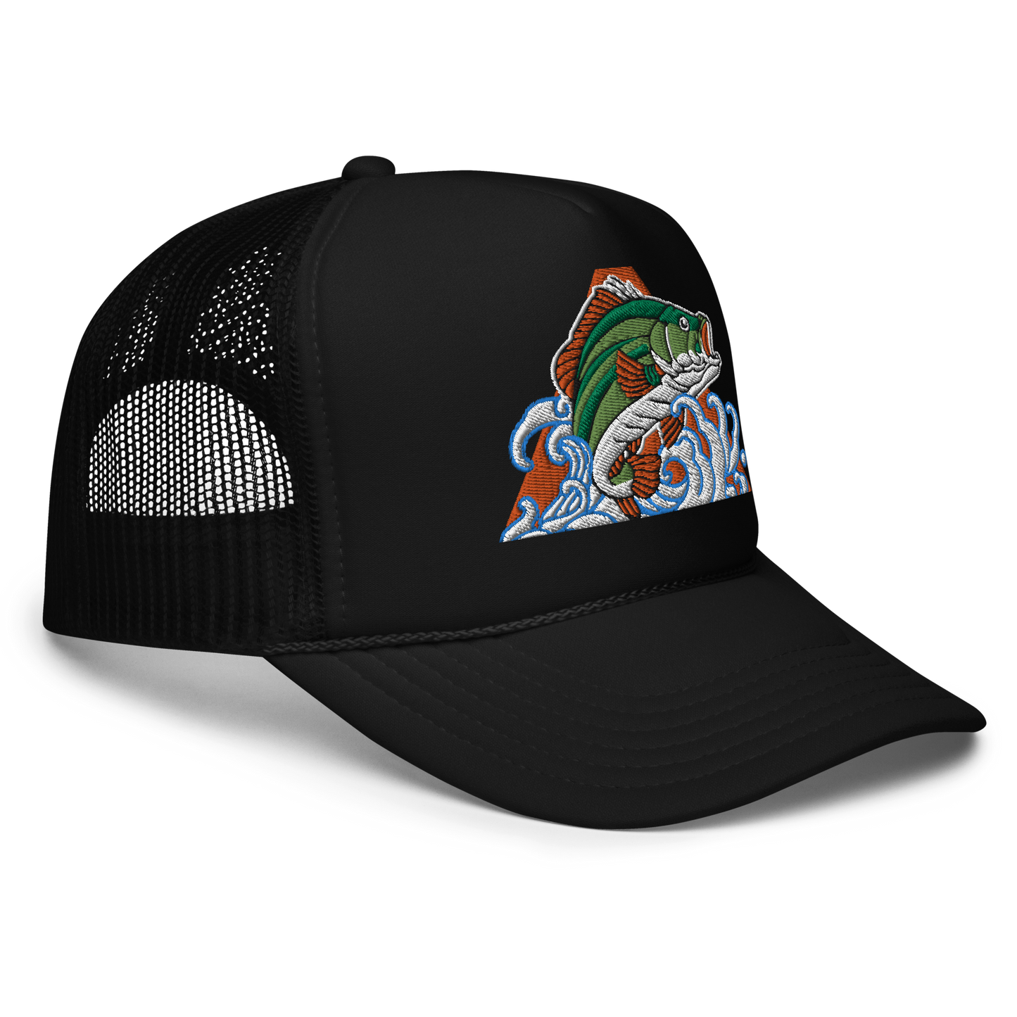 Big Bass: Embroidered Trucker Hat