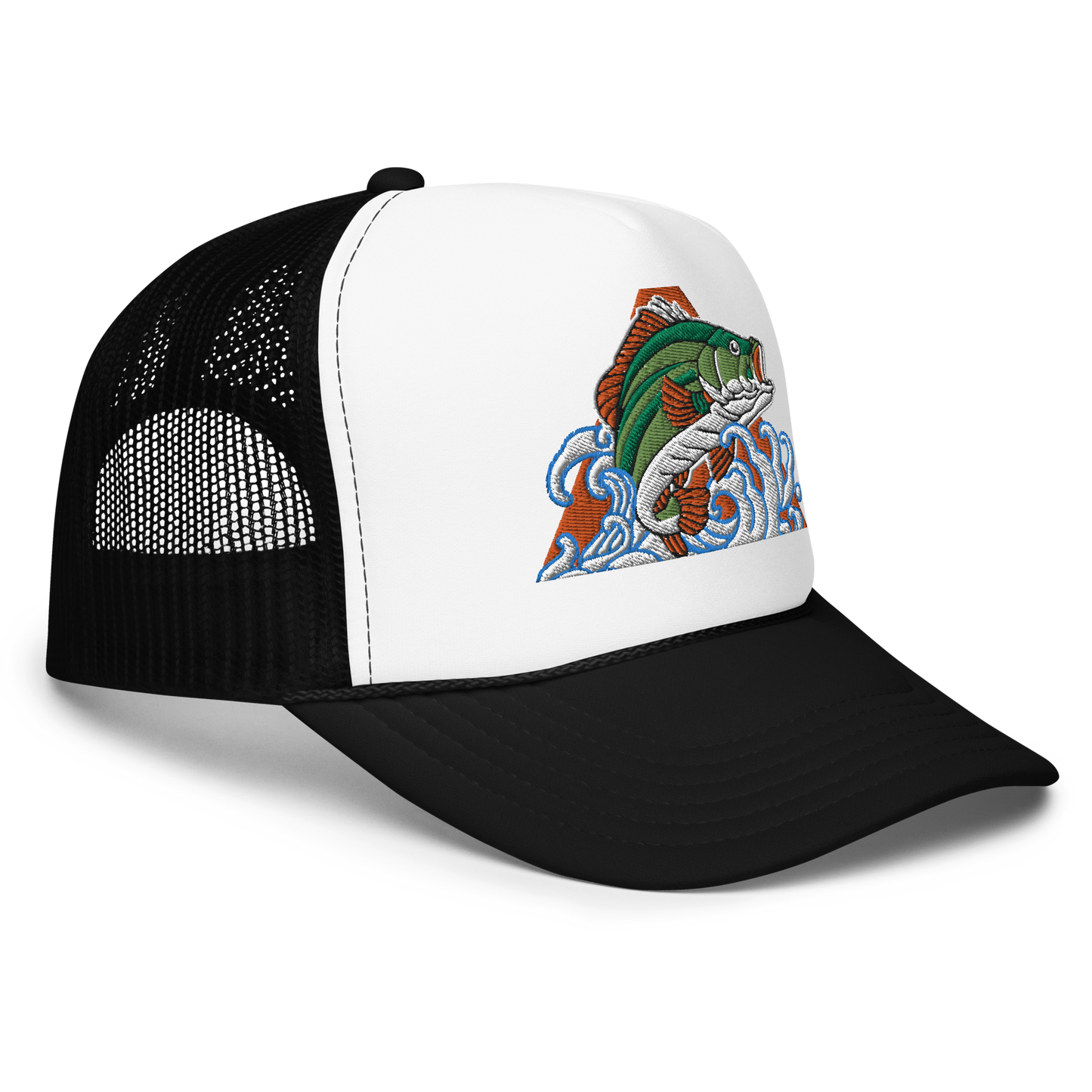 Big Bass: Embroidered Trucker Hat