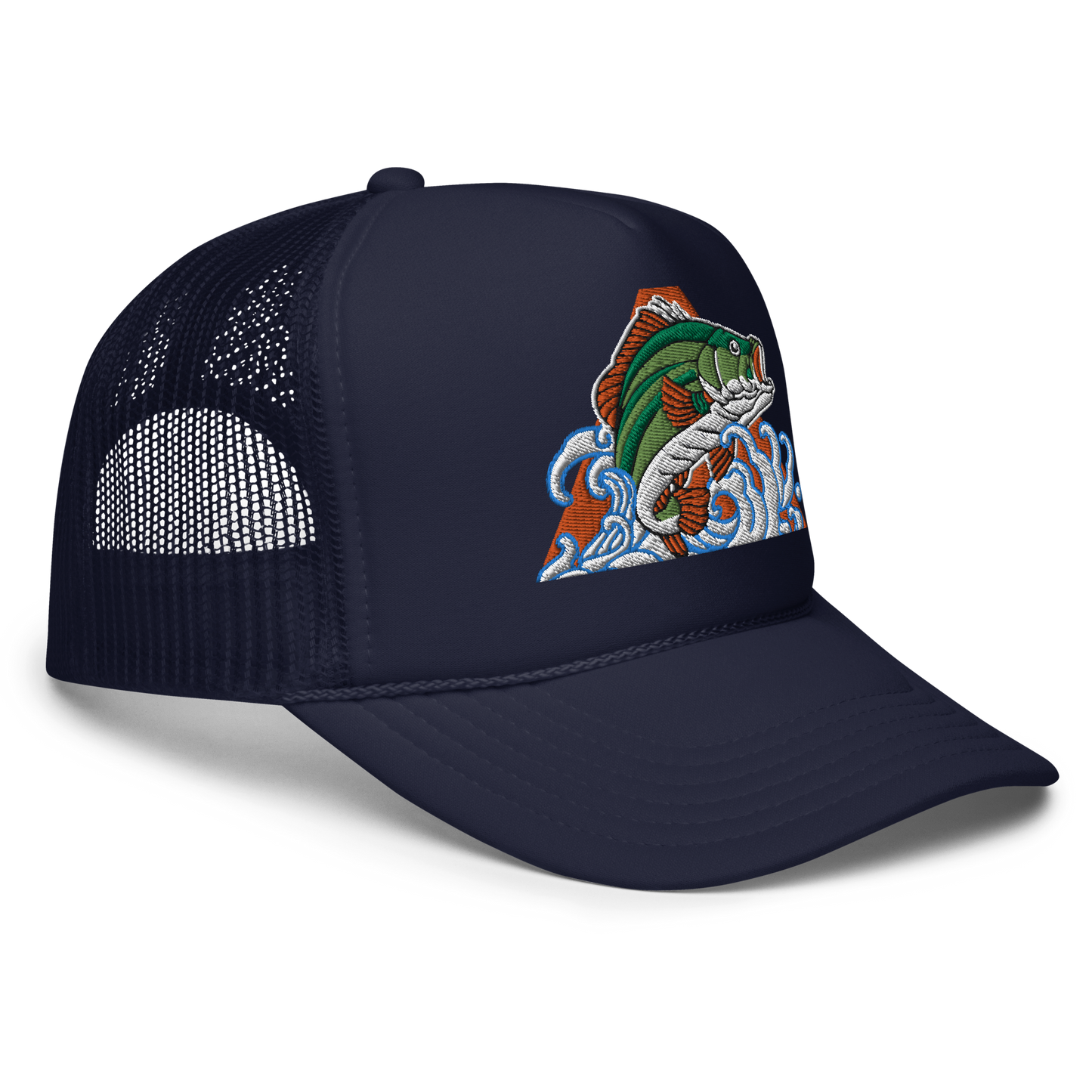 Big Bass: Embroidered Trucker Hat