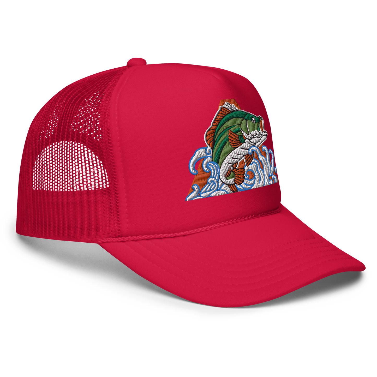 Big Bass: Embroidered Trucker Hat