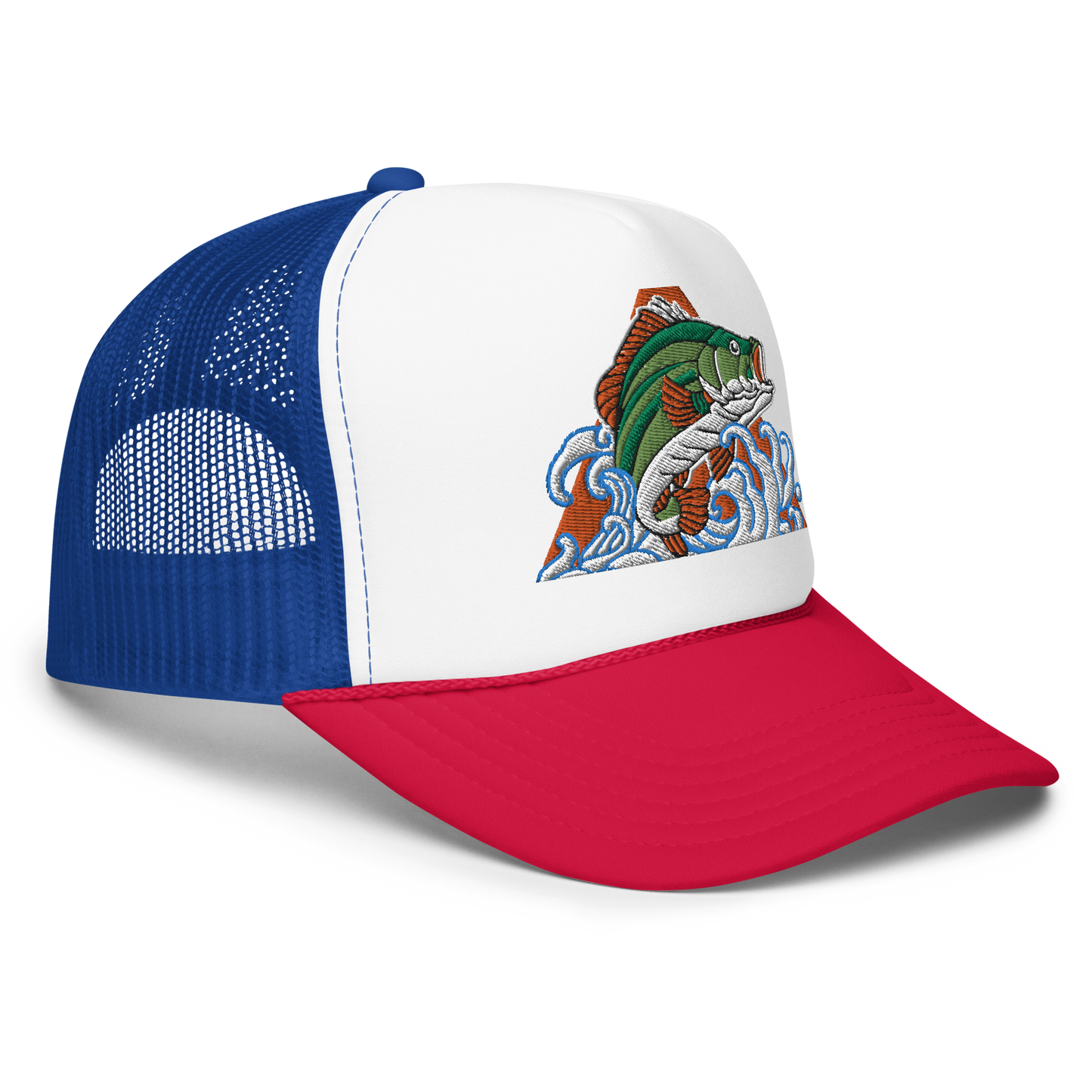 Big Bass: Embroidered Trucker Hat