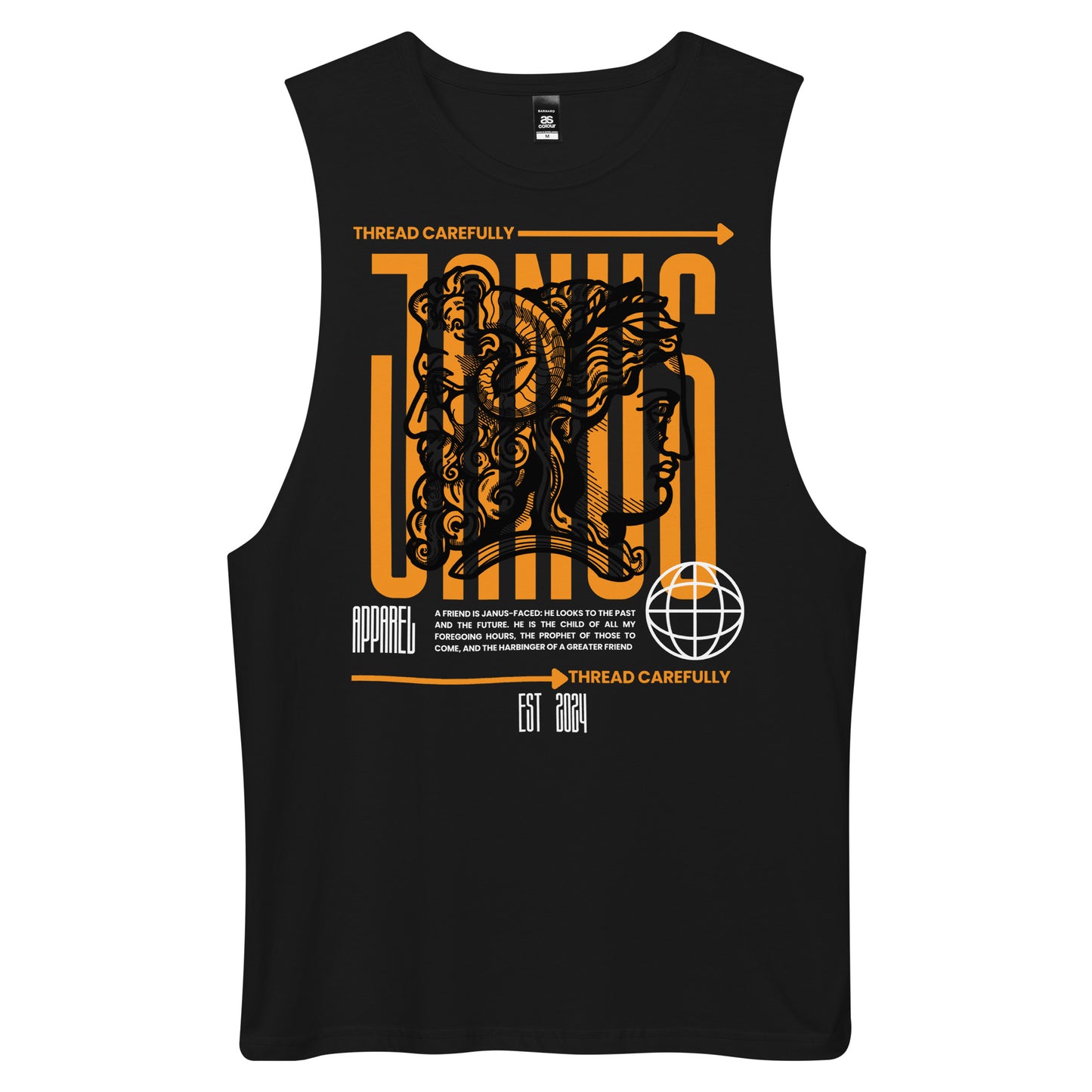 Janus: drop arm tank top