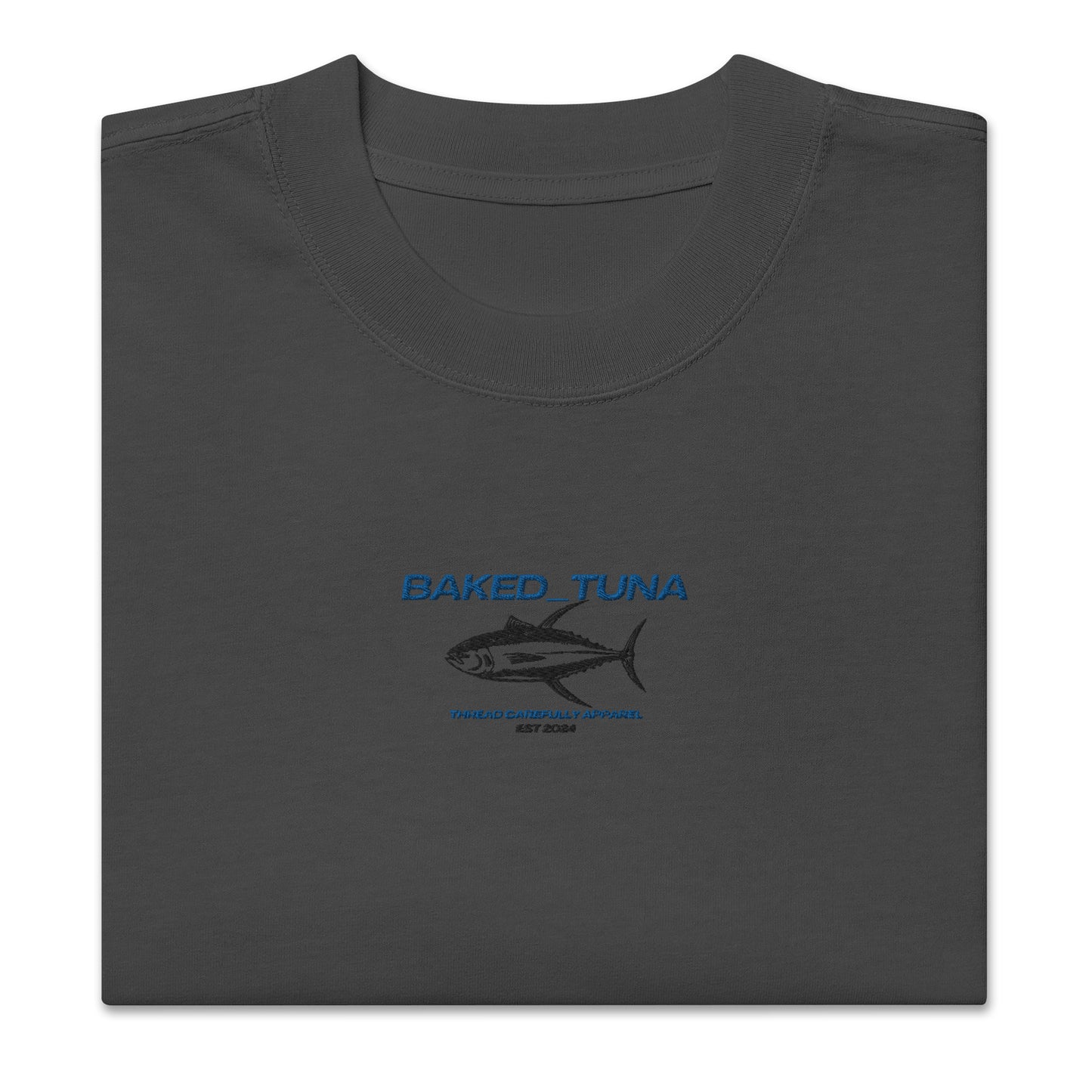 Baked Tuna Premium Oversized faded t-shirt | Thread Carefully