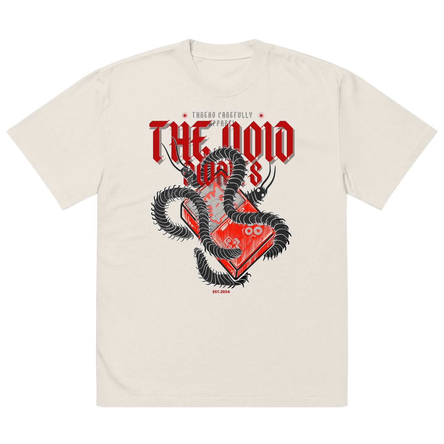 Void Centipede Game Boi: Premium Oversized faded t-shirt