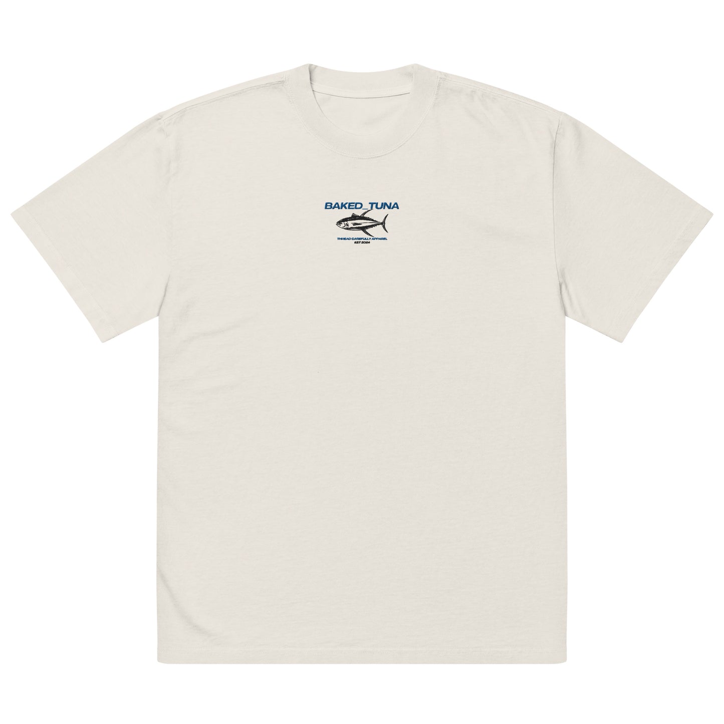 Baked Tuna Premium Oversized faded t-shirt | Thread Carefully