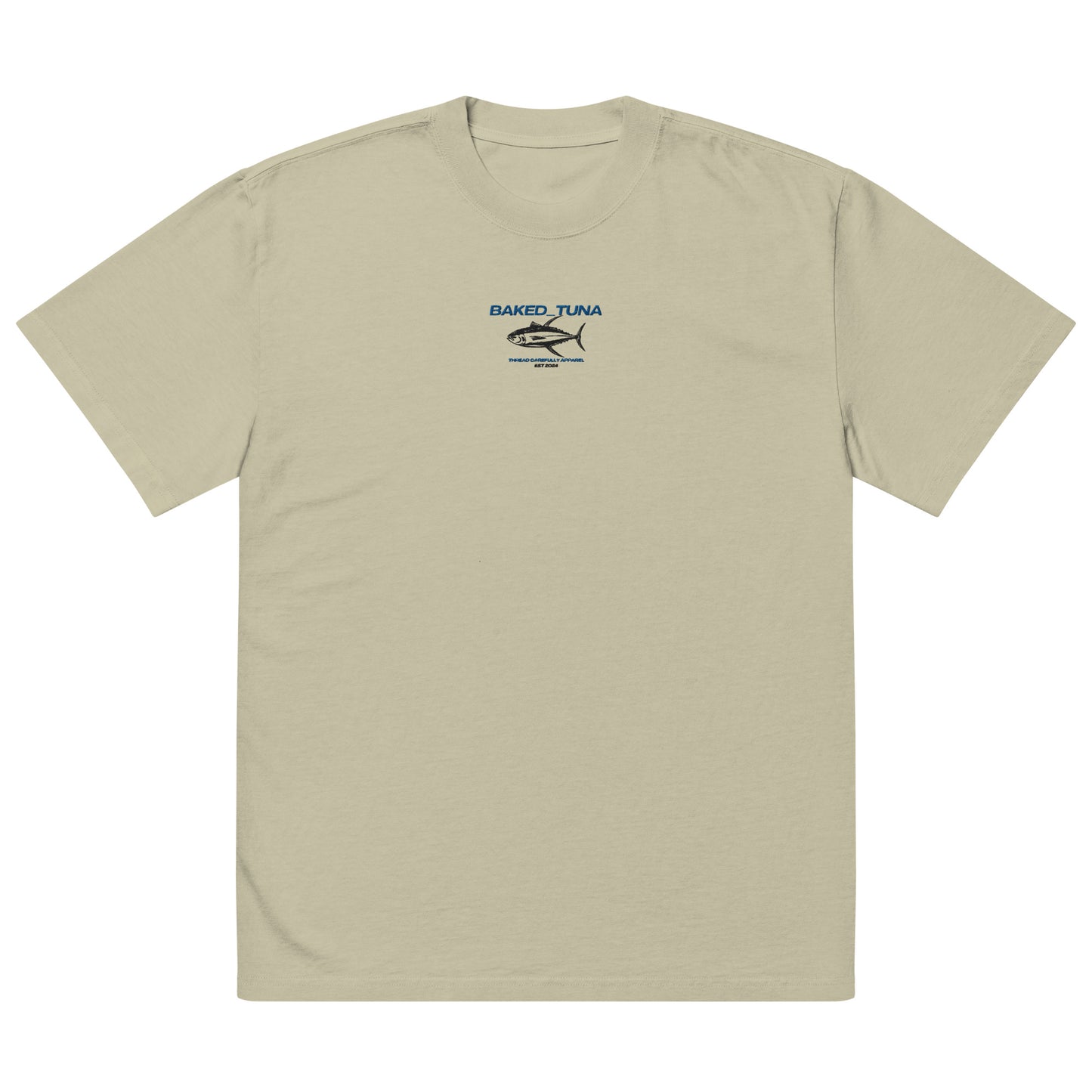 Baked Tuna Premium Oversized faded t-shirt | Thread Carefully