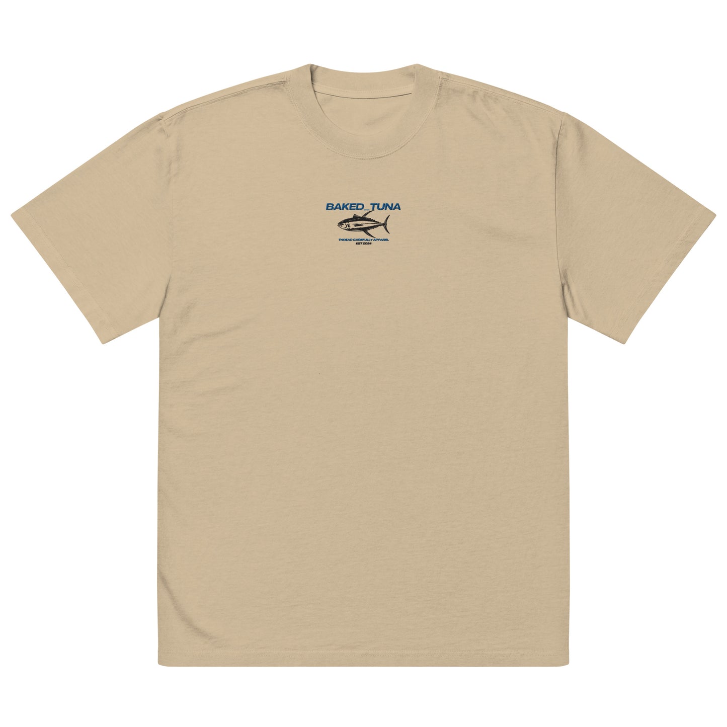 Baked Tuna Premium Oversized faded t-shirt | Thread Carefully