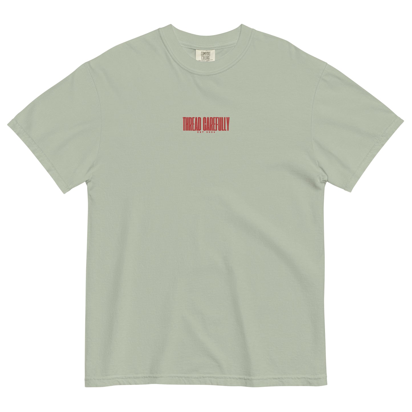 DANCE: Embroidered TC - Unisex garment-dyed heavyweight t-shirt