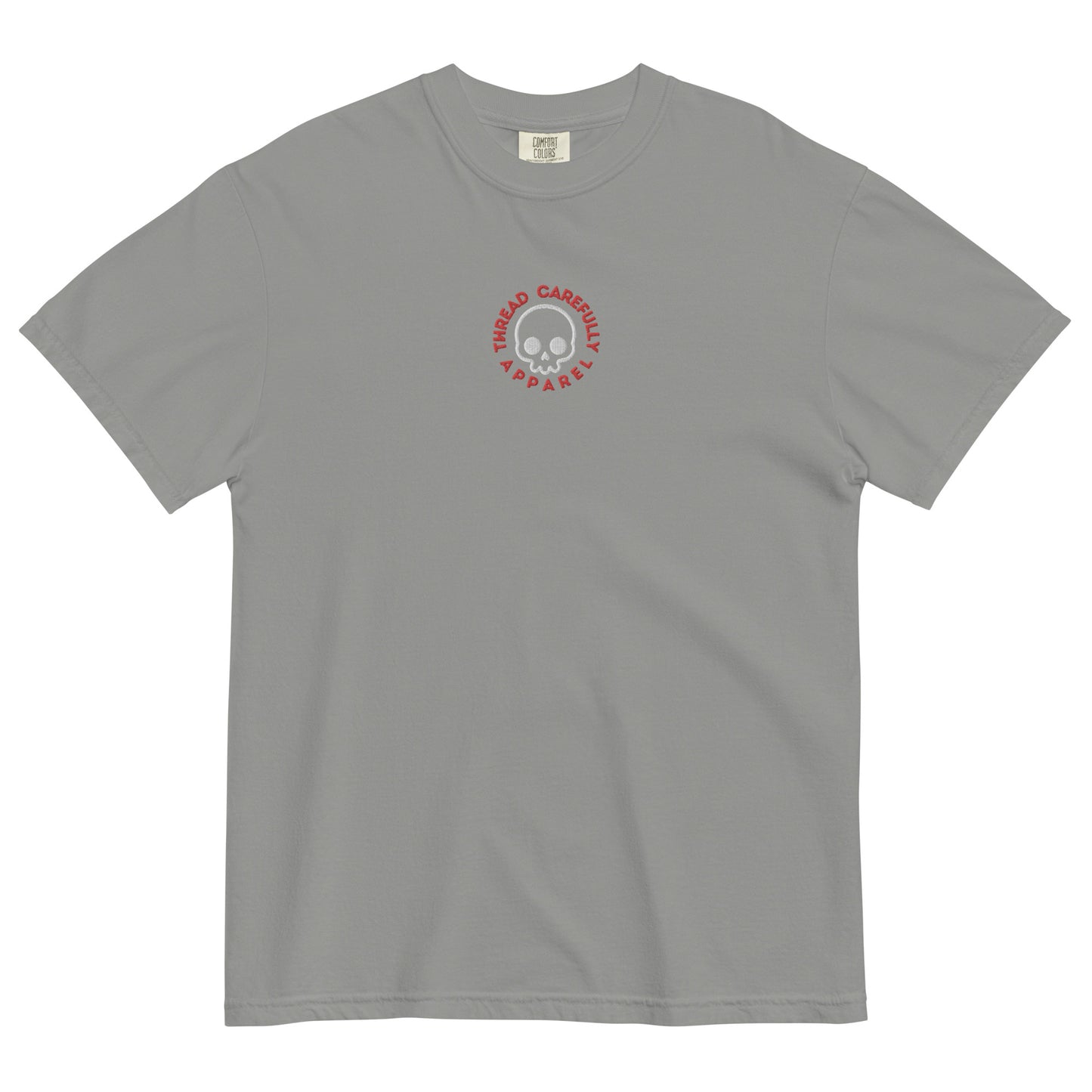 Mask HNY: Embroidered Logo - Unisex garment-dyed heavyweight t-shirt