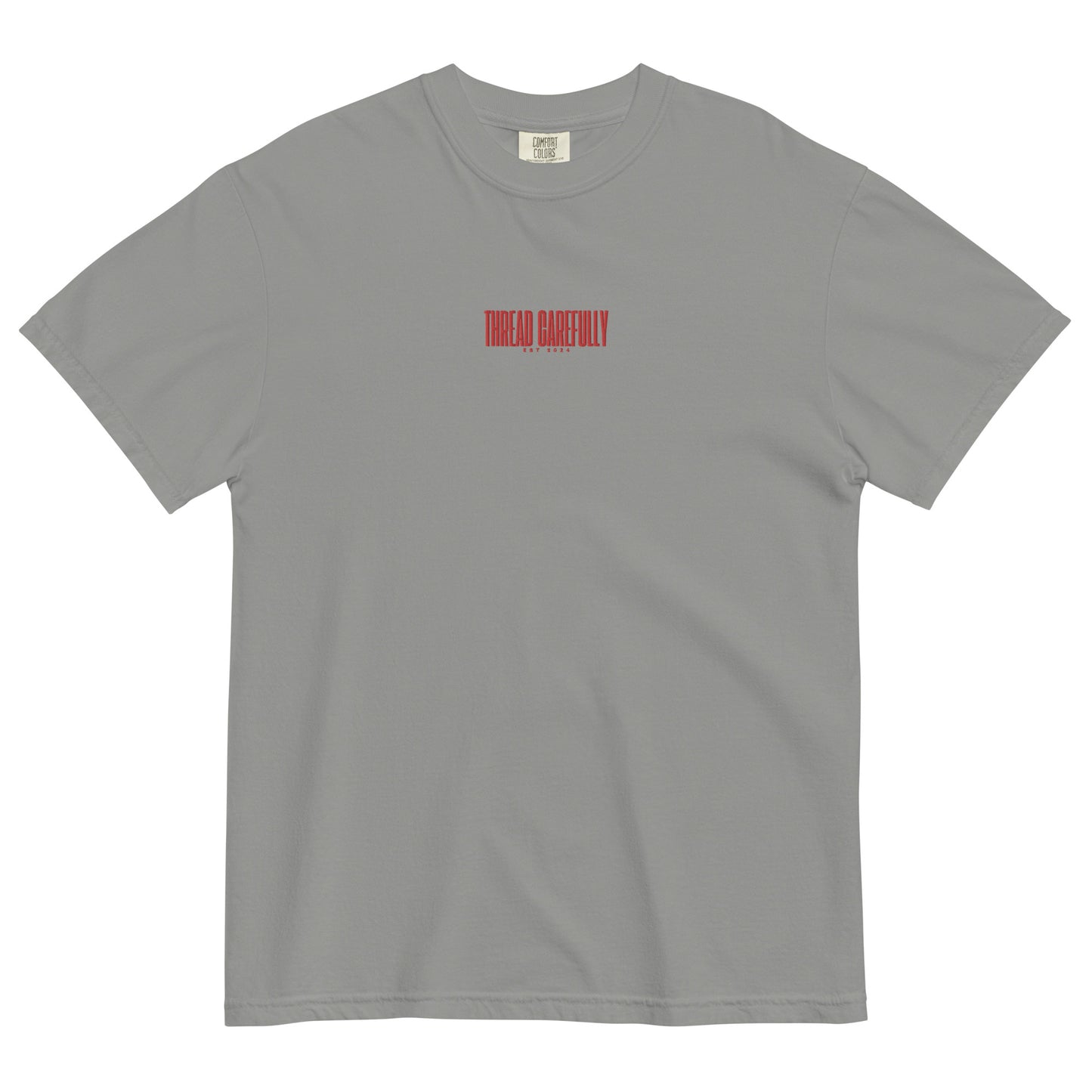 DANCE: Embroidered TC - Unisex garment-dyed heavyweight t-shirt
