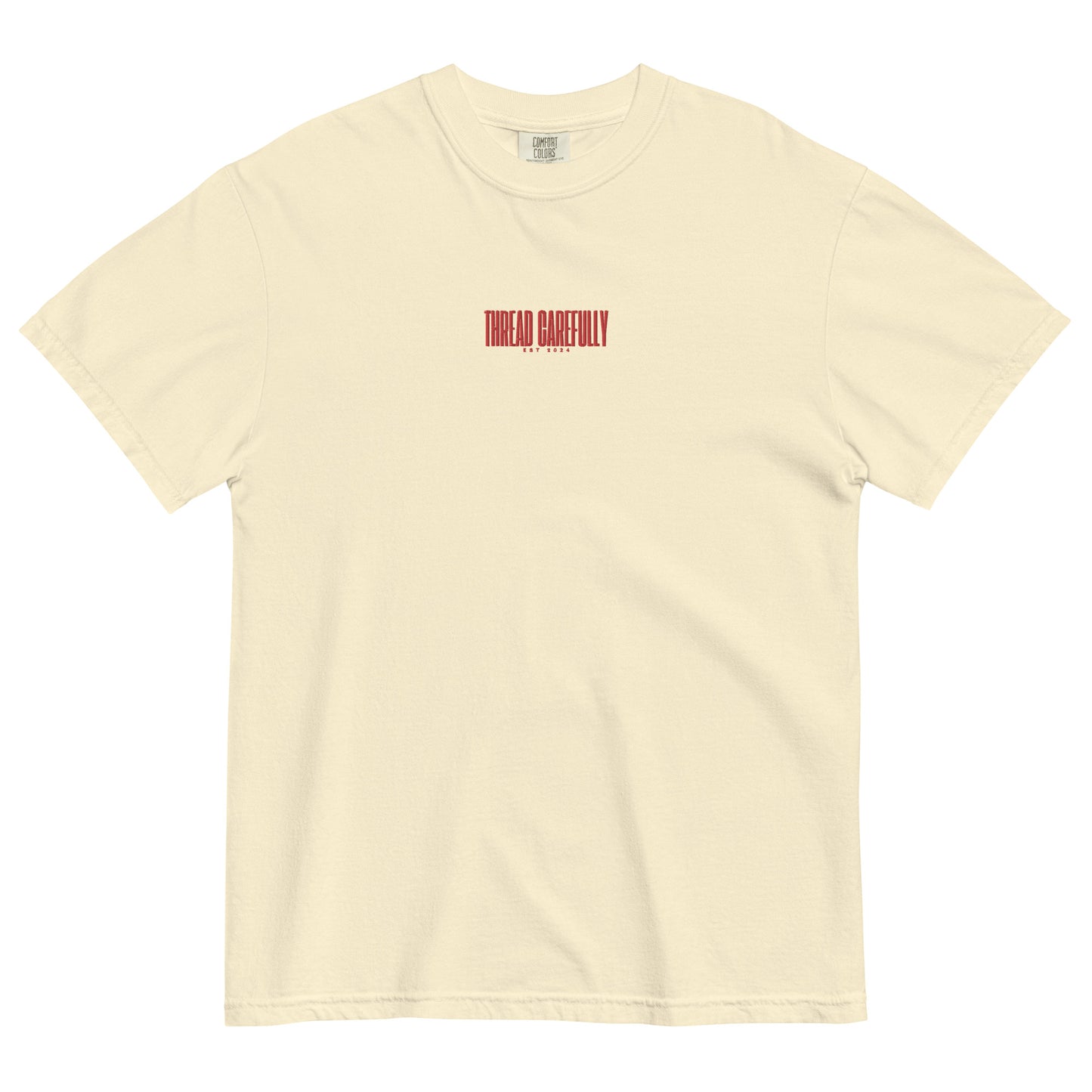 DANCE: Embroidered TC - Unisex garment-dyed heavyweight t-shirt