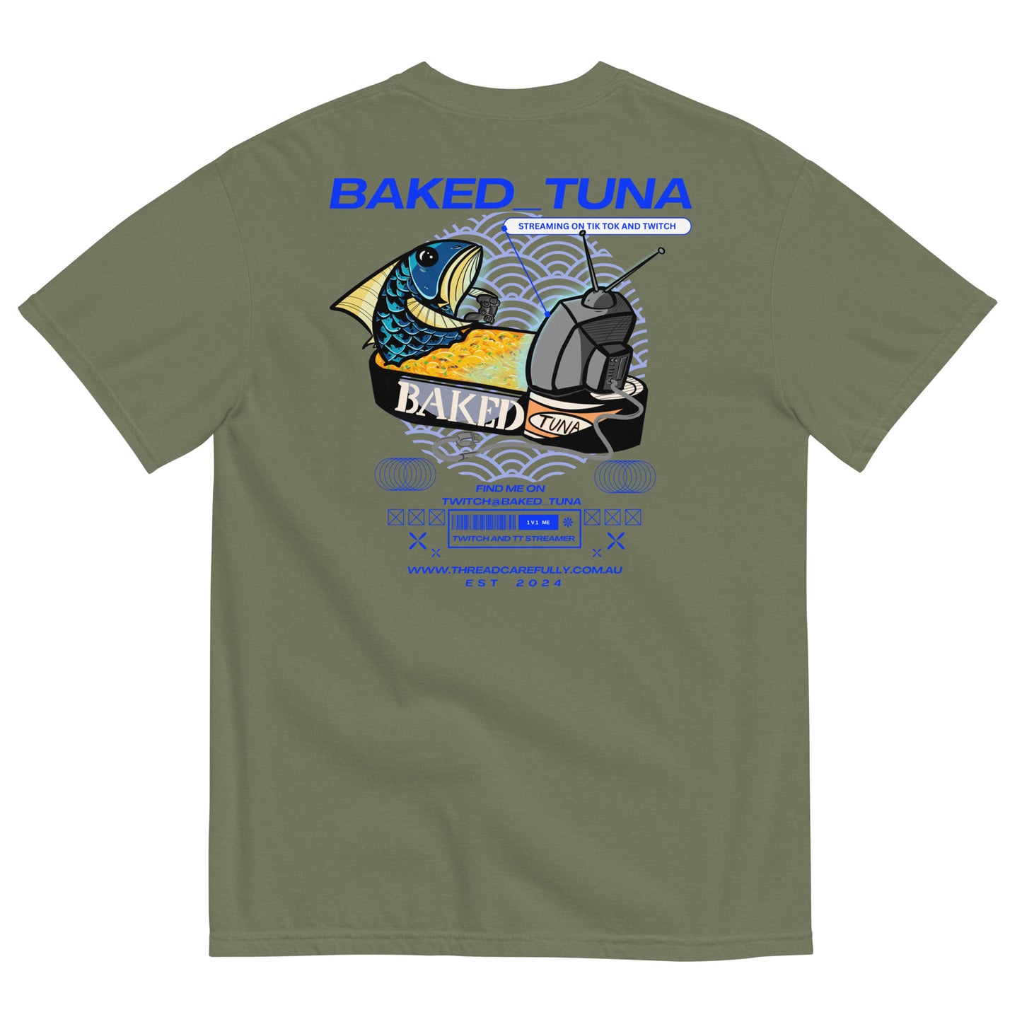 Baked Tuna Unisex heavyweight t-shirt | Thread Carefully