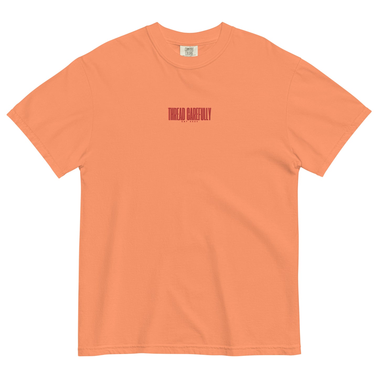 DANCE: Embroidered TC - Unisex garment-dyed heavyweight t-shirt