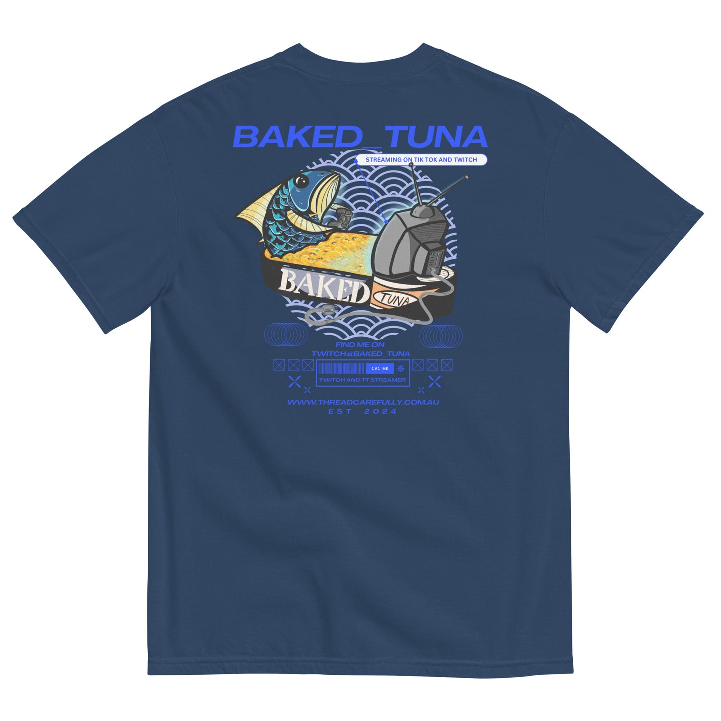 Baked Tuna Unisex heavyweight t-shirt | Thread Carefully