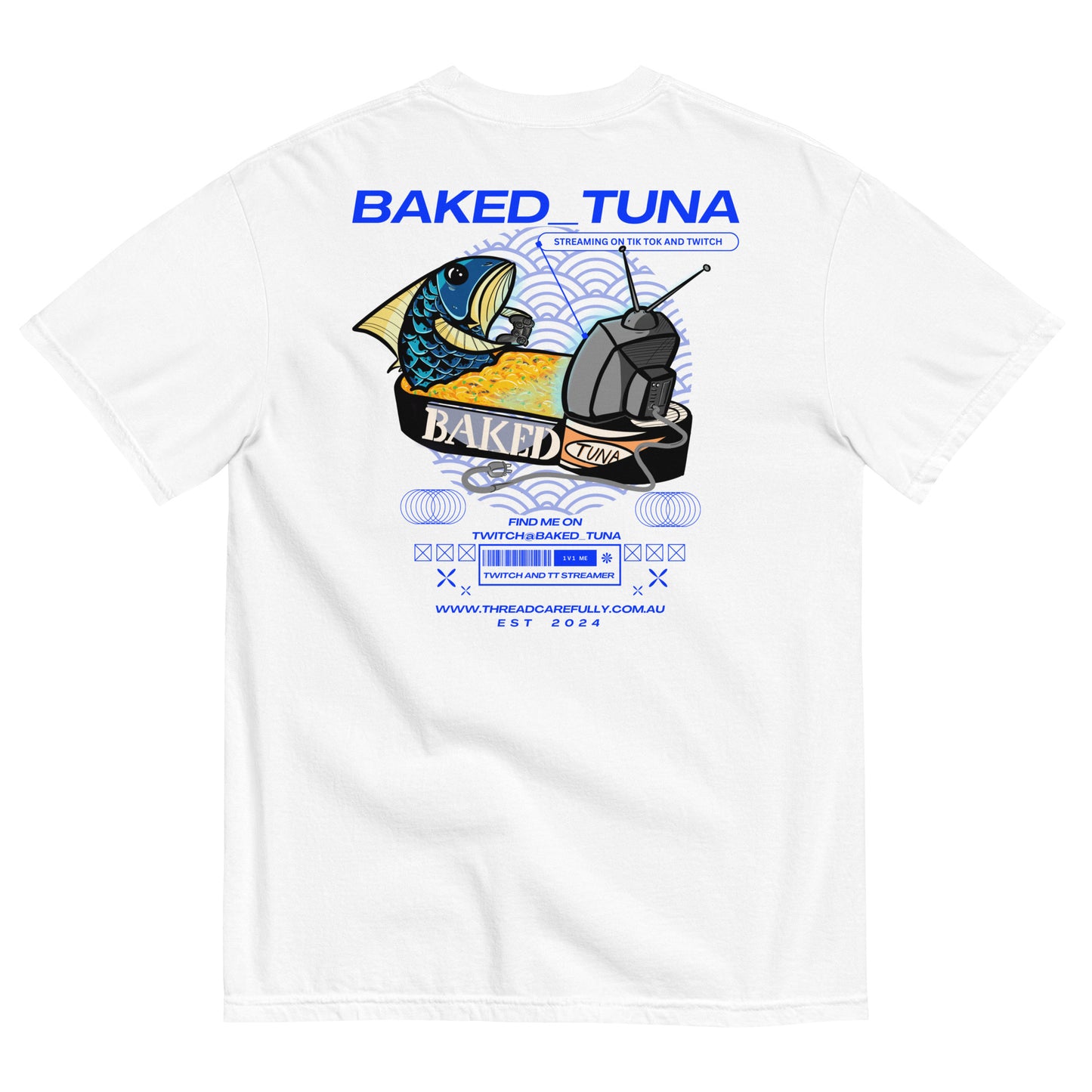Baked Tuna Unisex heavyweight t-shirt | Thread Carefully