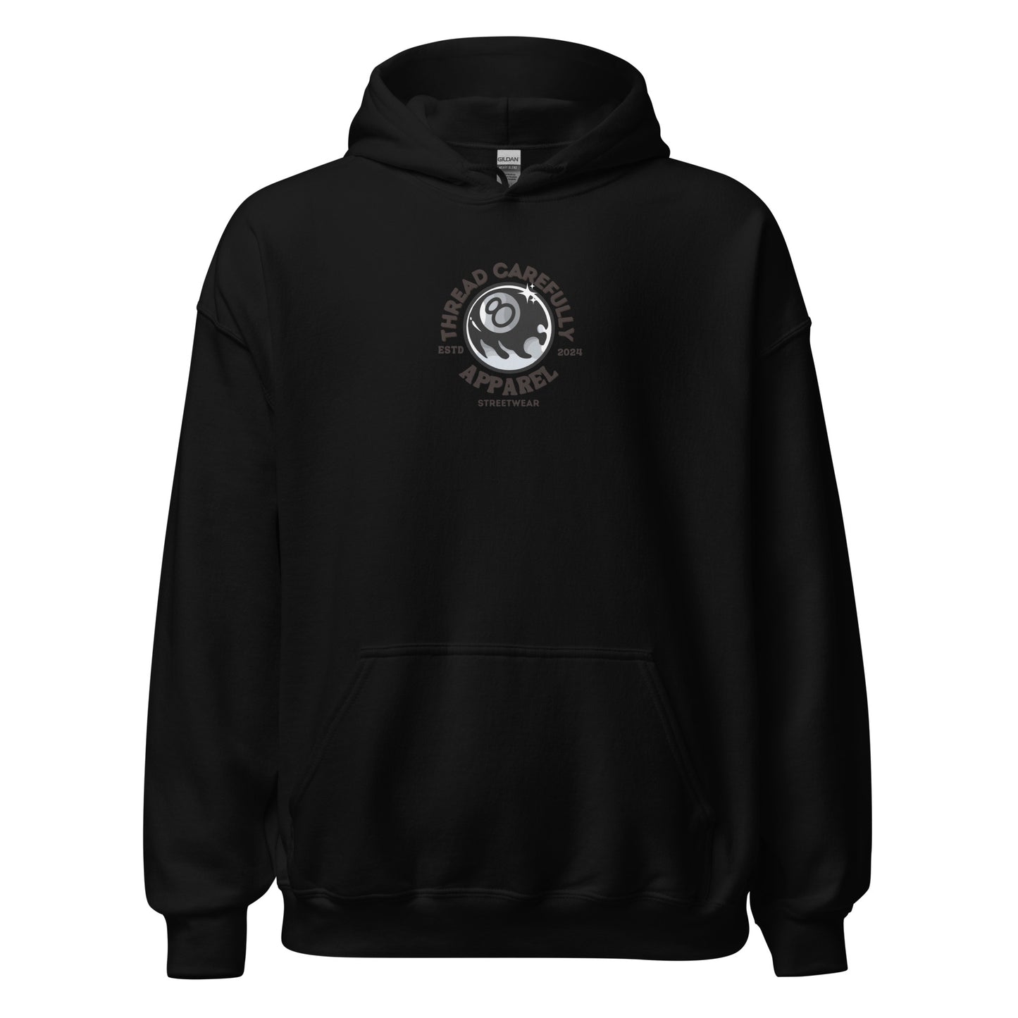 Chrysanthemum Collection: Orange Chrys-mum 8 ball - Hoodie