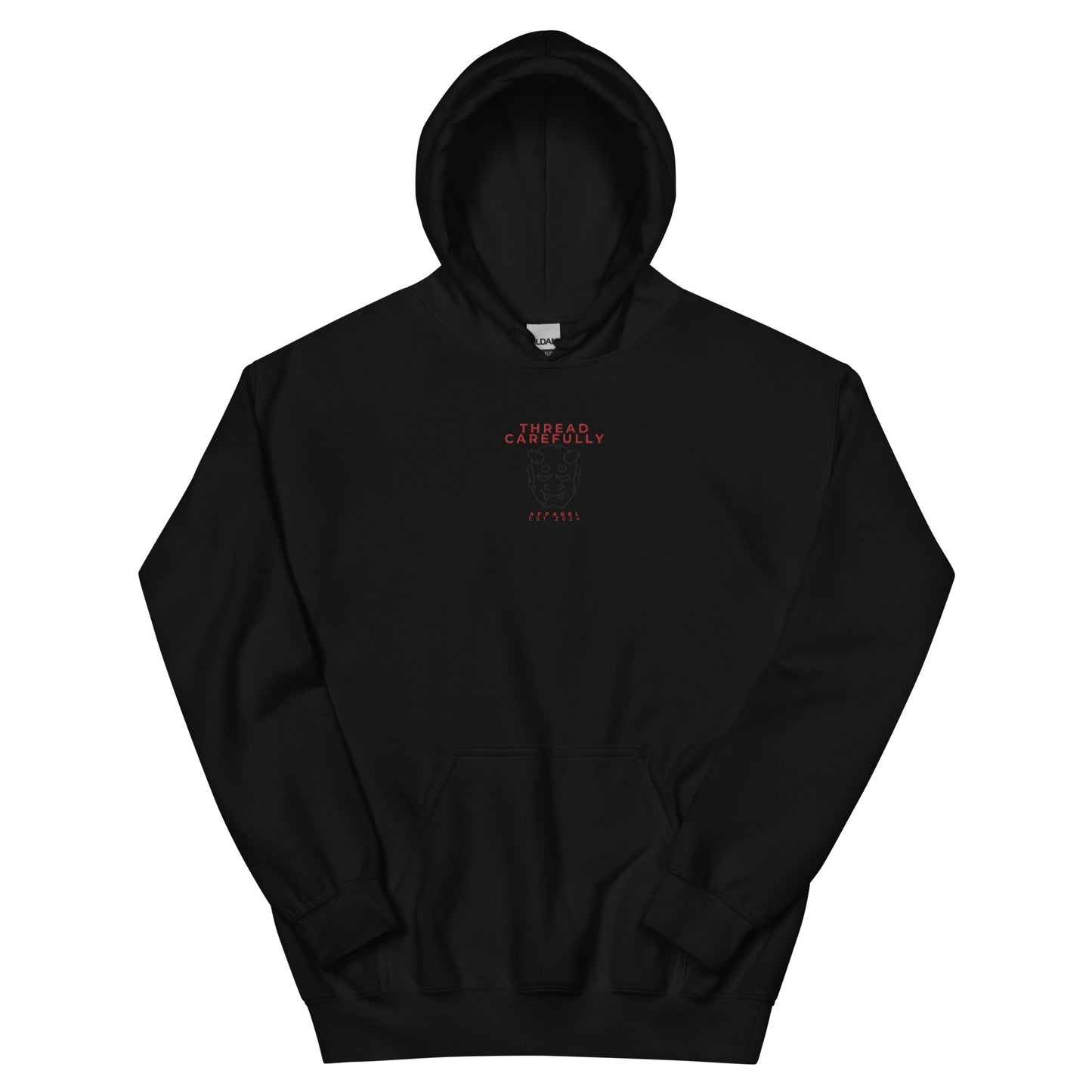 DANCE Print: Embroidered Thread Carefully - Unisex oversized hoodie