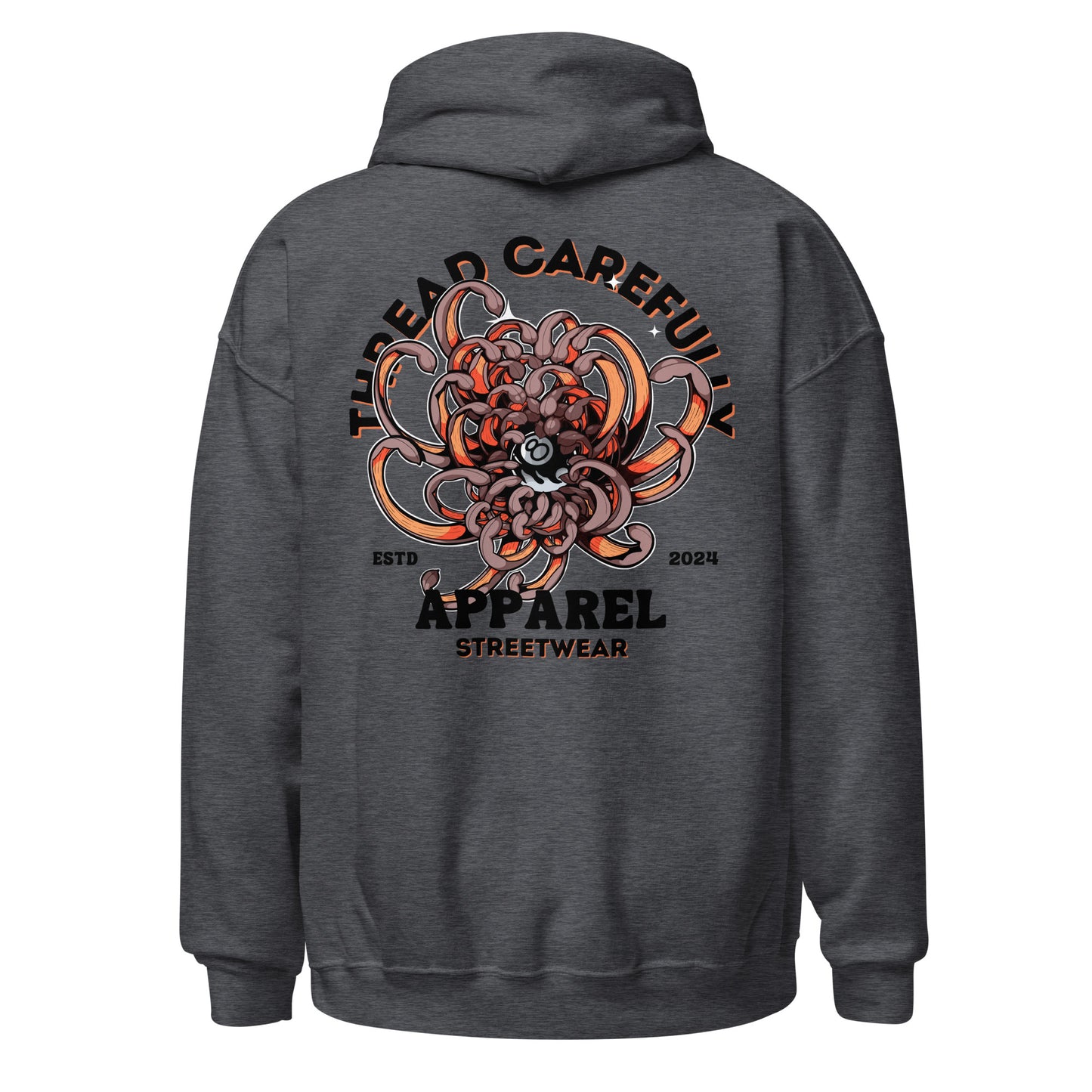Chrysanthemum Collection: Orange Chrys-mum 8 ball - Hoodie