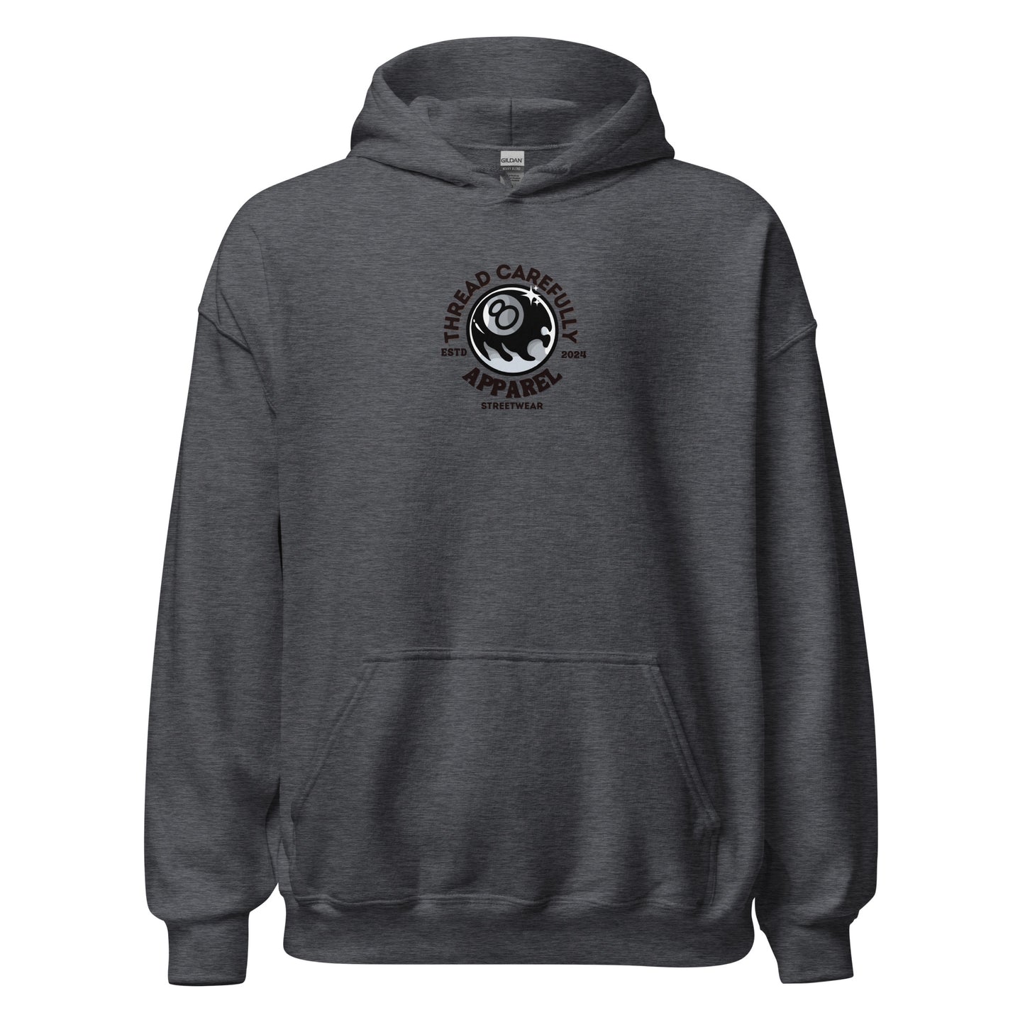 Chrysanthemum Collection: Orange Chrys-mum 8 ball - Hoodie