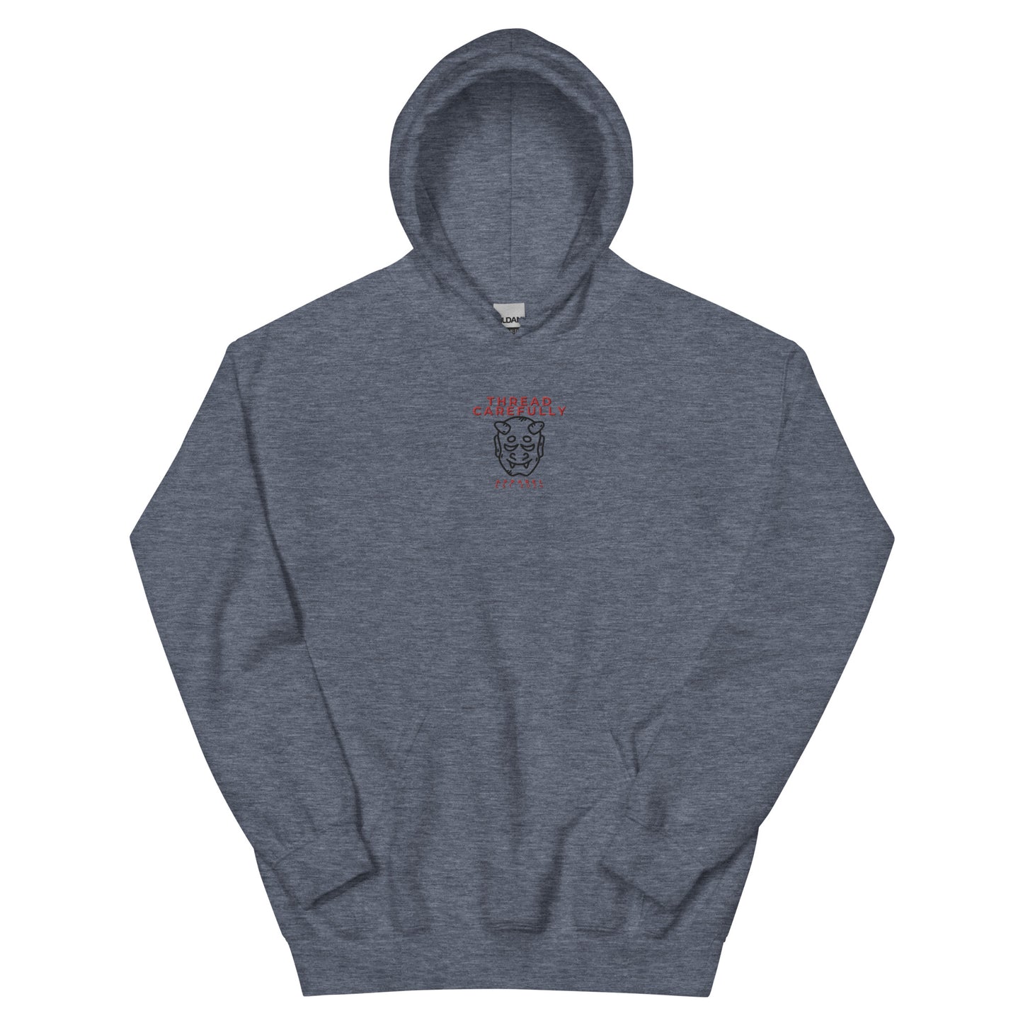 DANCE Print: Embroidered Thread Carefully - Unisex oversized hoodie