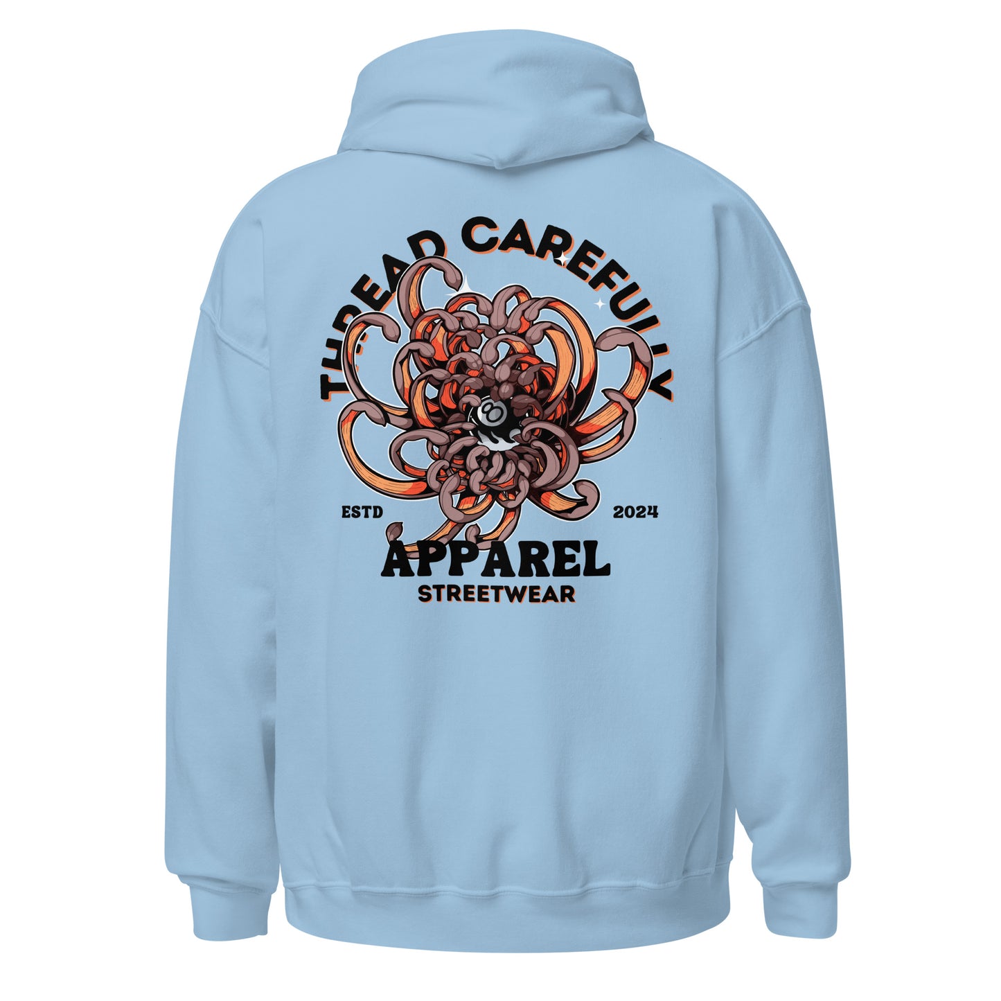 Chrysanthemum Collection: Orange Chrys-mum 8 ball - Hoodie