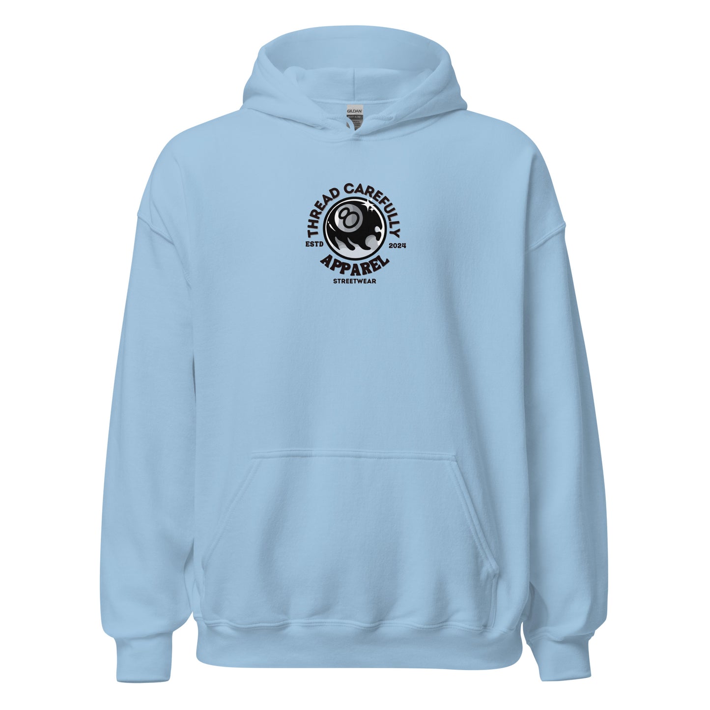 Chrysanthemum Collection: Orange Chrys-mum 8 ball - Hoodie
