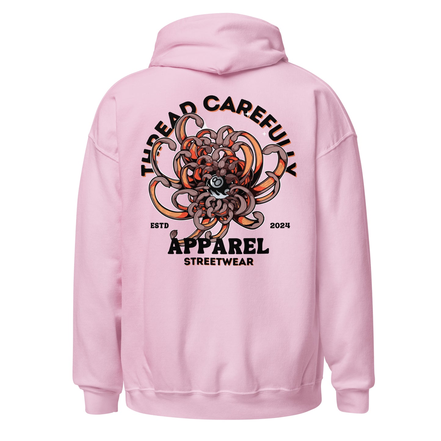 Chrysanthemum Collection: Orange Chrys-mum 8 ball - Hoodie