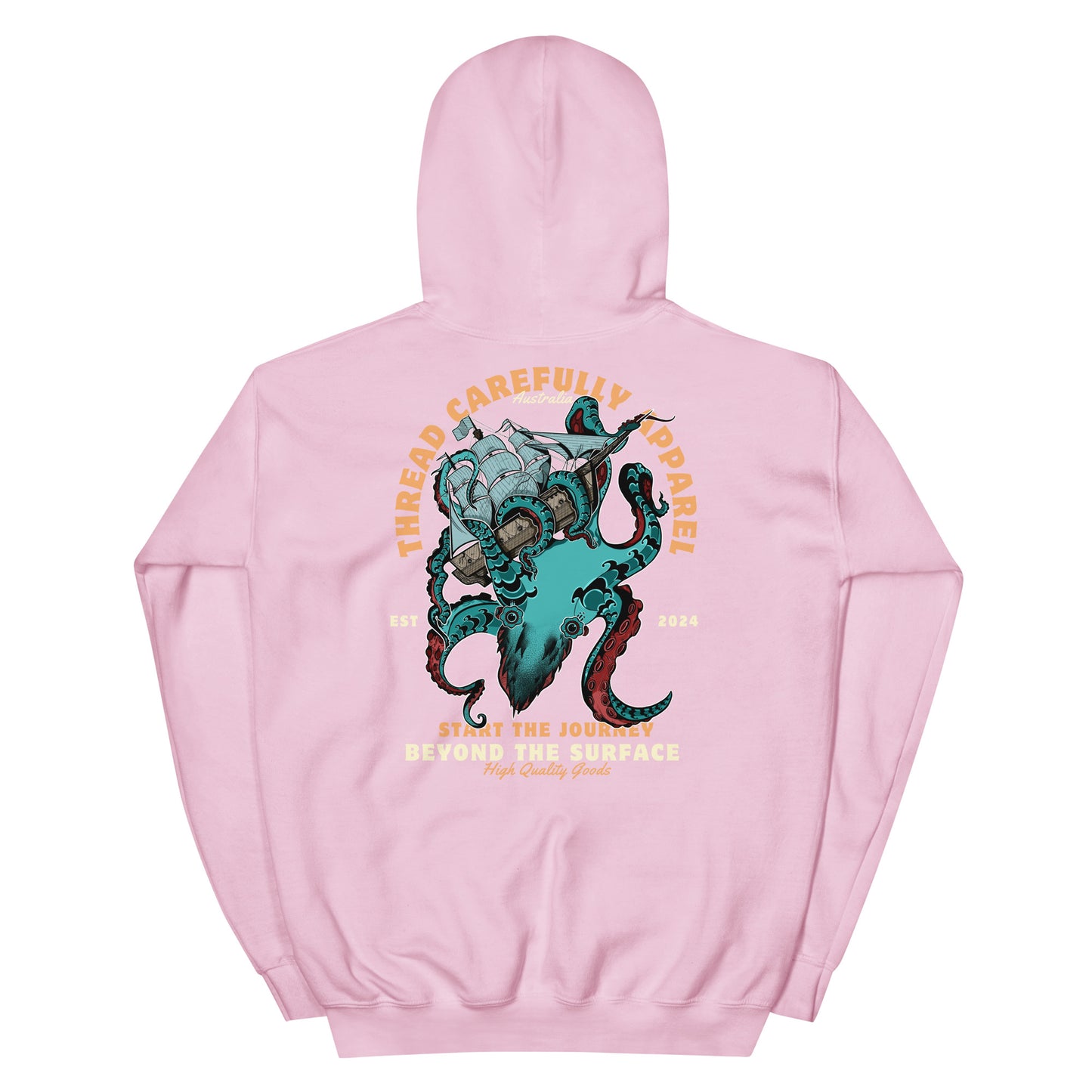 Kraken: Embroidered Unisex hoodie