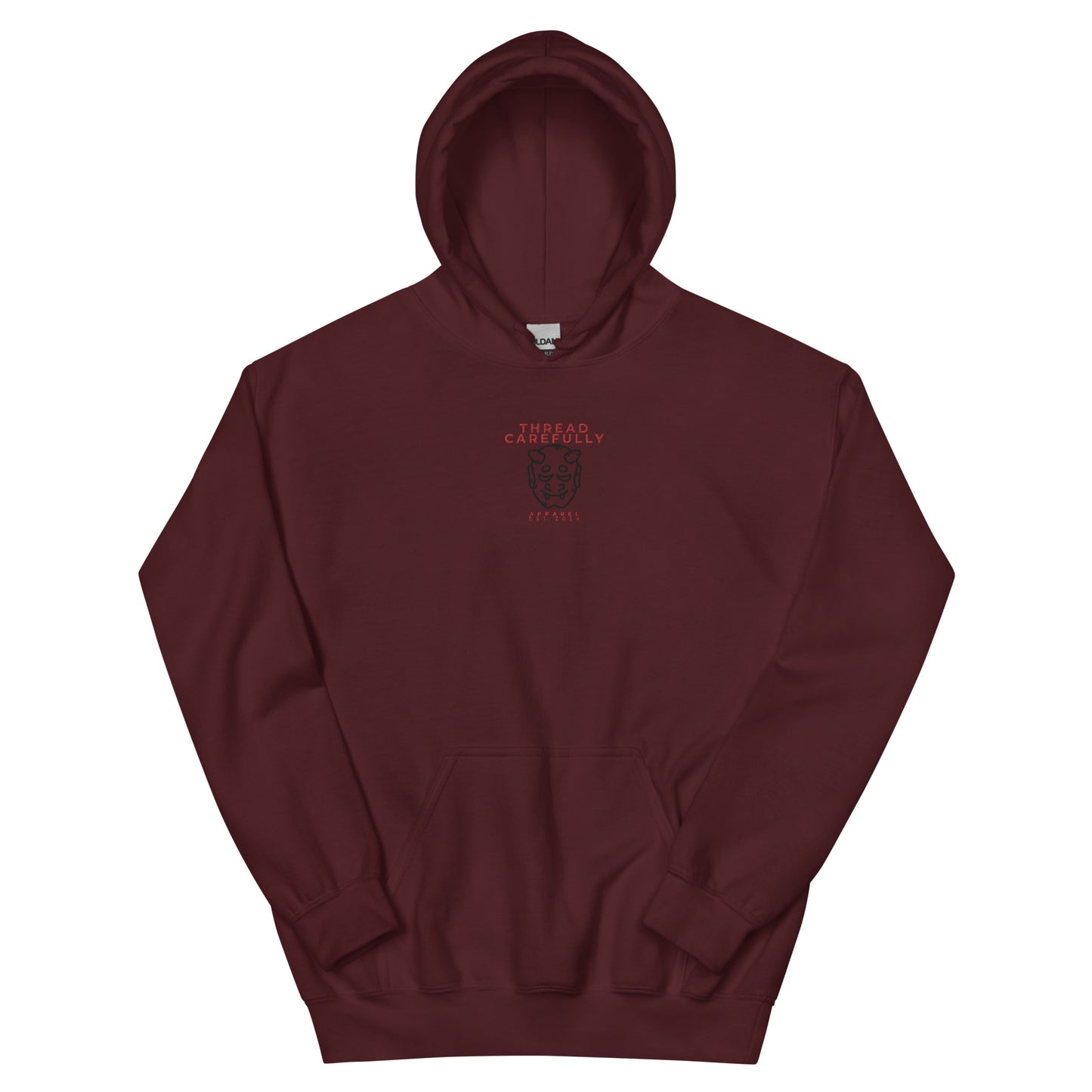 DANCE Print: Embroidered Thread Carefully - Unisex oversized hoodie
