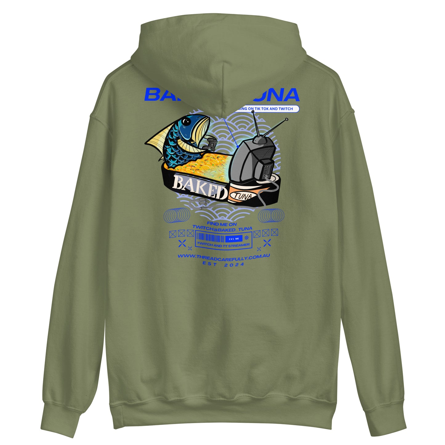Baked Tuna Unisex Hoodie | Thread Carefully