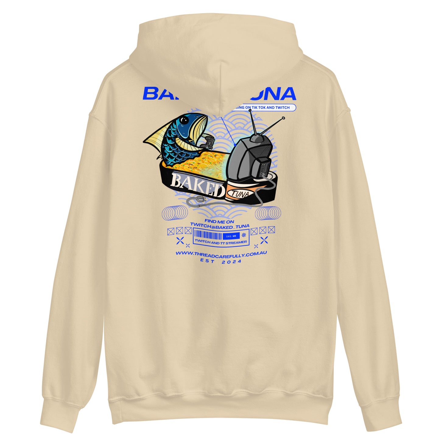 Baked Tuna Unisex Hoodie | Thread Carefully