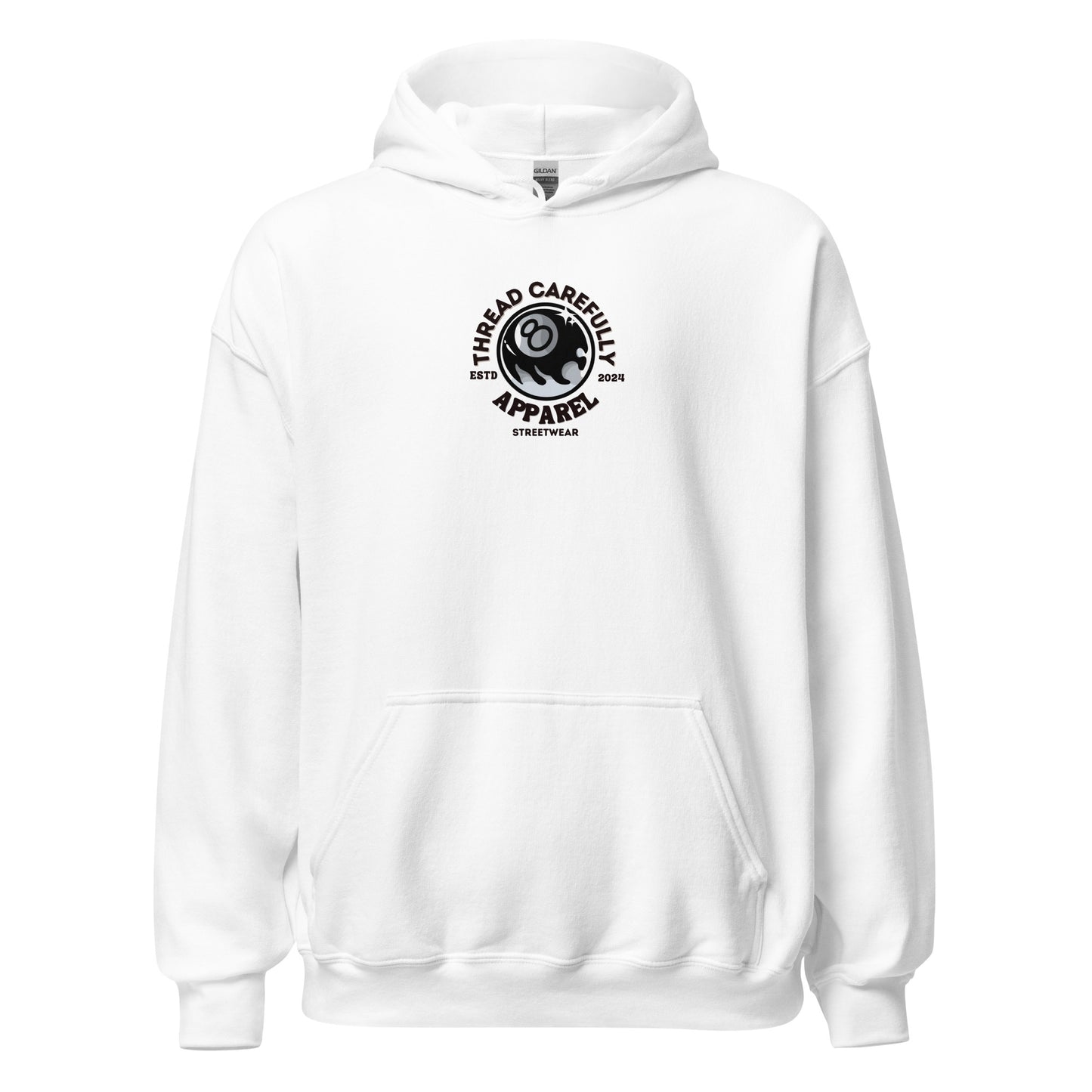 Chrysanthemum Collection: Orange Chrys-mum 8 ball - Hoodie