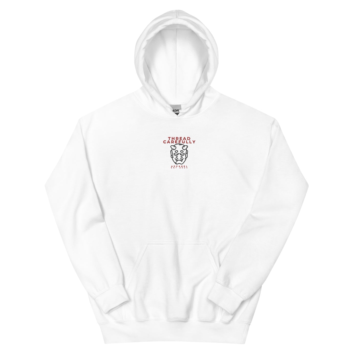 DANCE Print: Embroidered Thread Carefully - Unisex oversized hoodie
