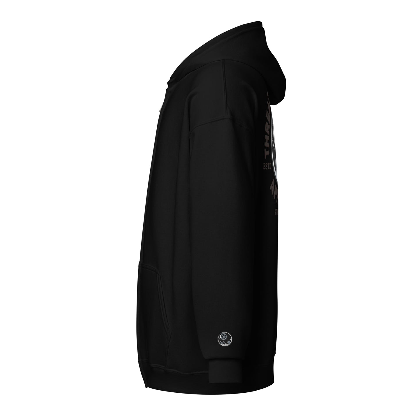 8 Ball - Embroidered cuff: heavy blend zip hoodie