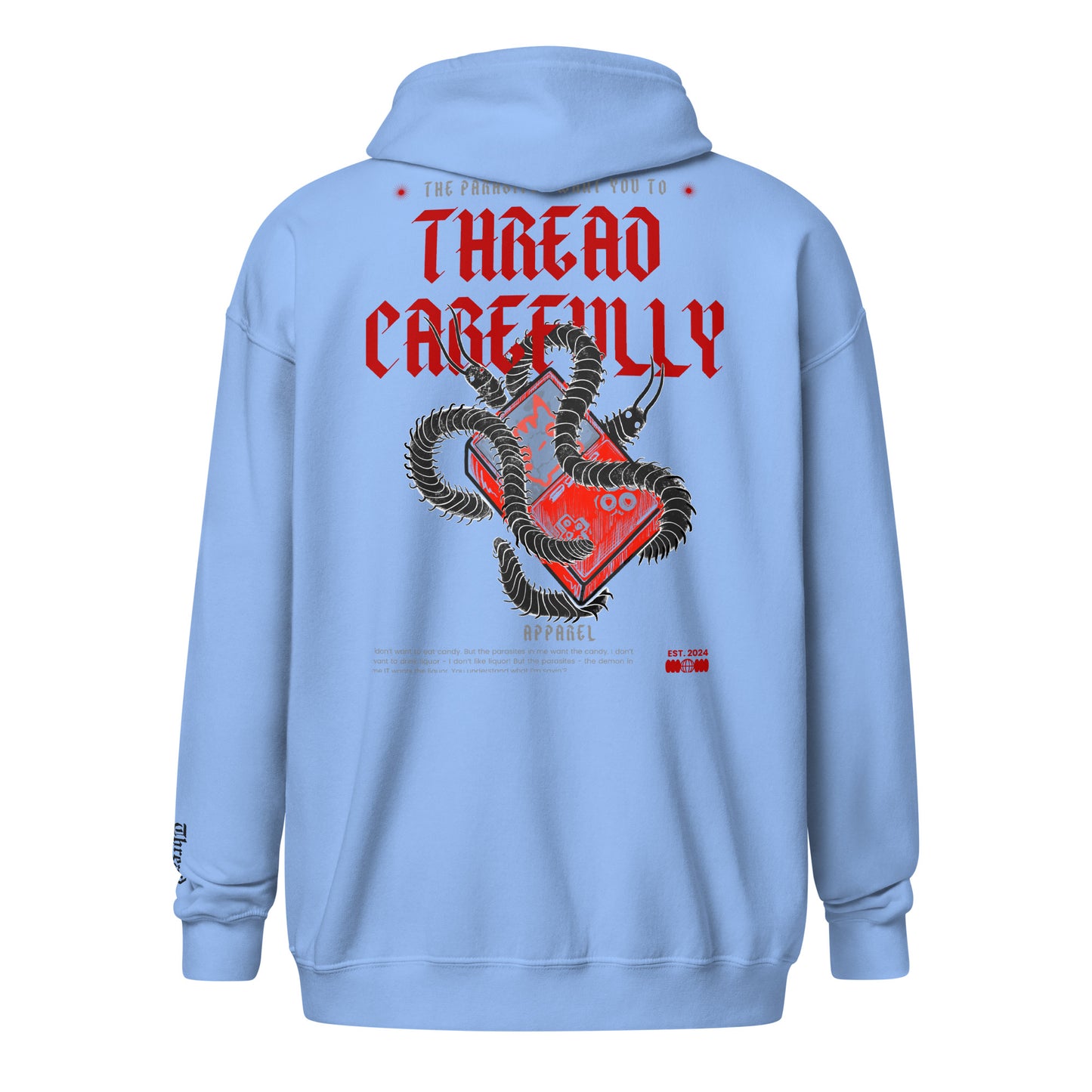 Centipede Game Boi: heavy blend zip hoodie