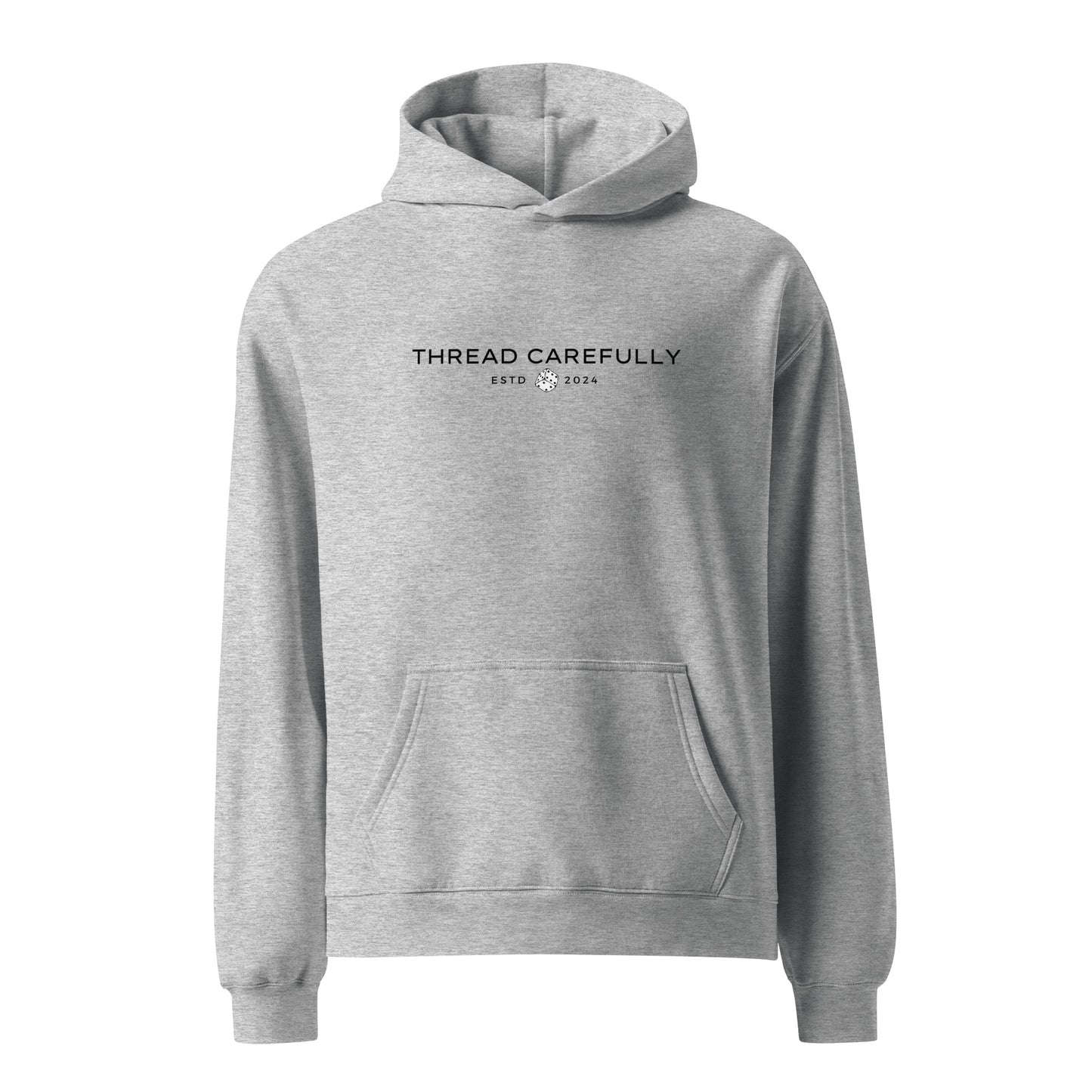 Chrysanthemum Collection: Orange Chrys-mum Dice - Unisex oversized hoodie