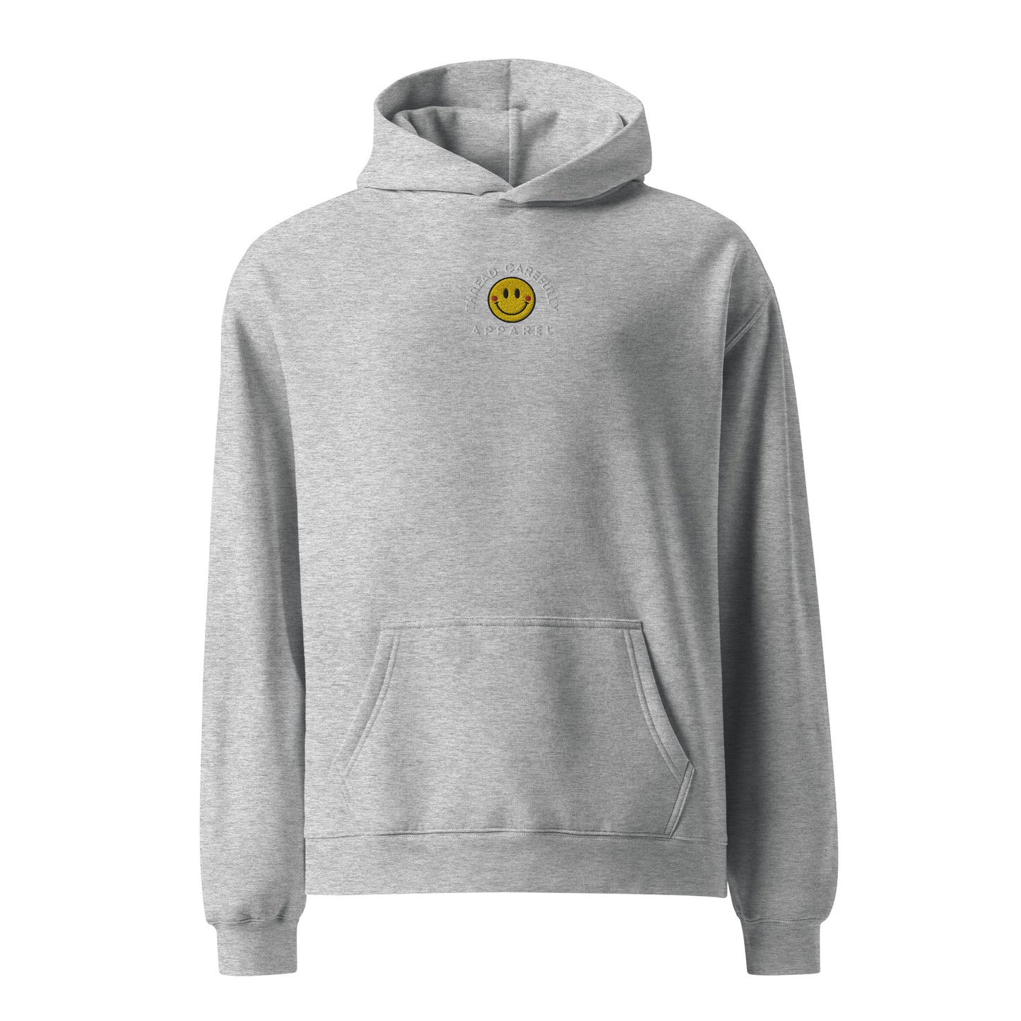 Chrysanthemum Collection: Red Chrys-mum series smiley - Unisex oversized hoodie