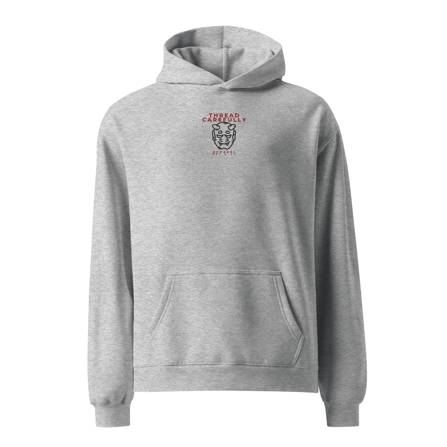 DANCE Print: Embroidered Thread Carefully - Unisex oversized hoodie