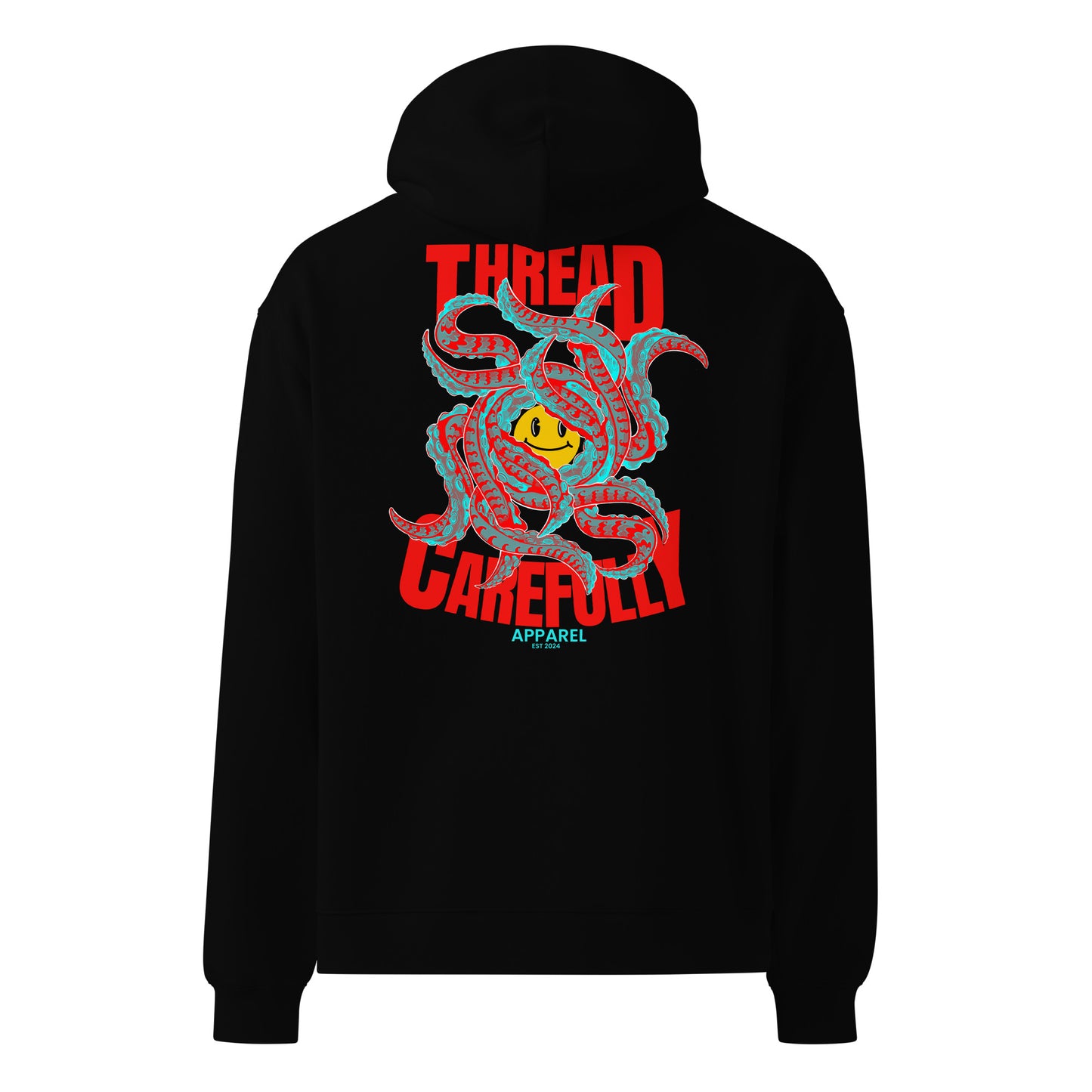 Tentacle Thread Carefully - Premium Unisex oversized hoodie