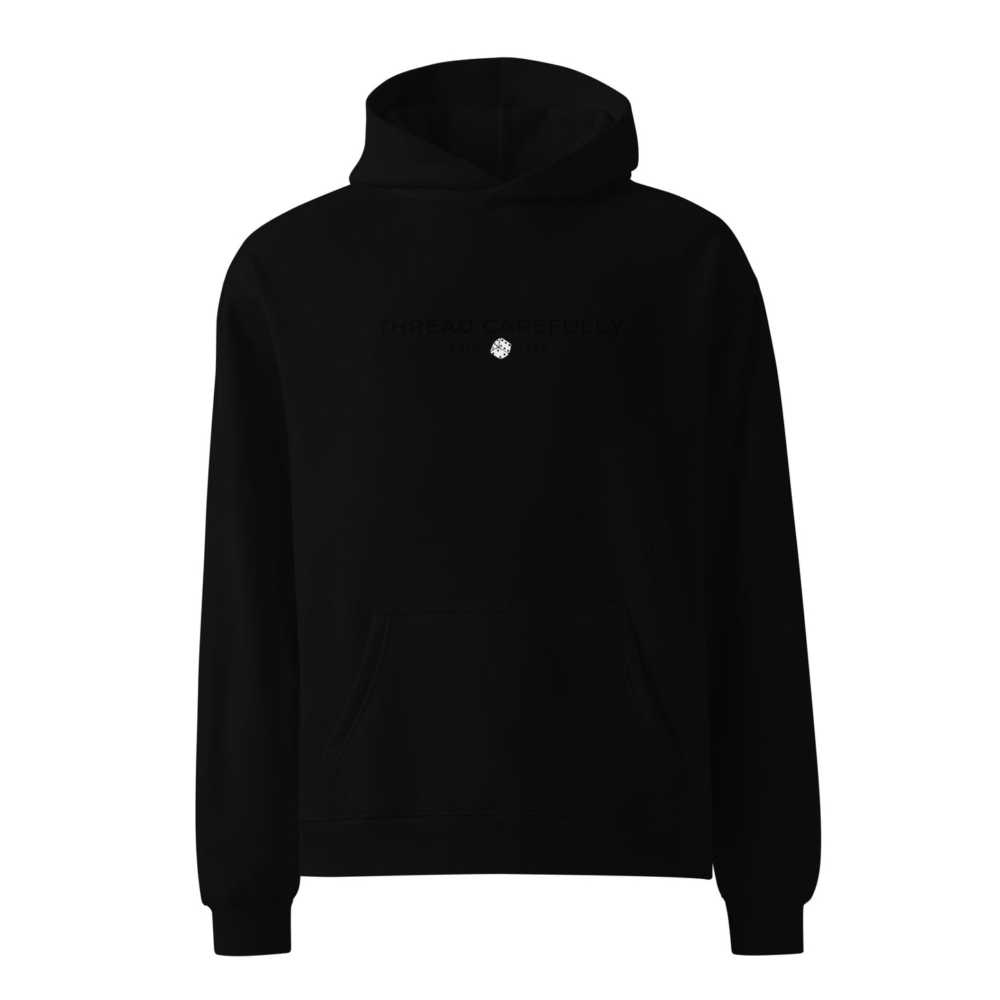 Chrysanthemum Collection: Orange Chrys-mum Dice - Unisex oversized hoodie