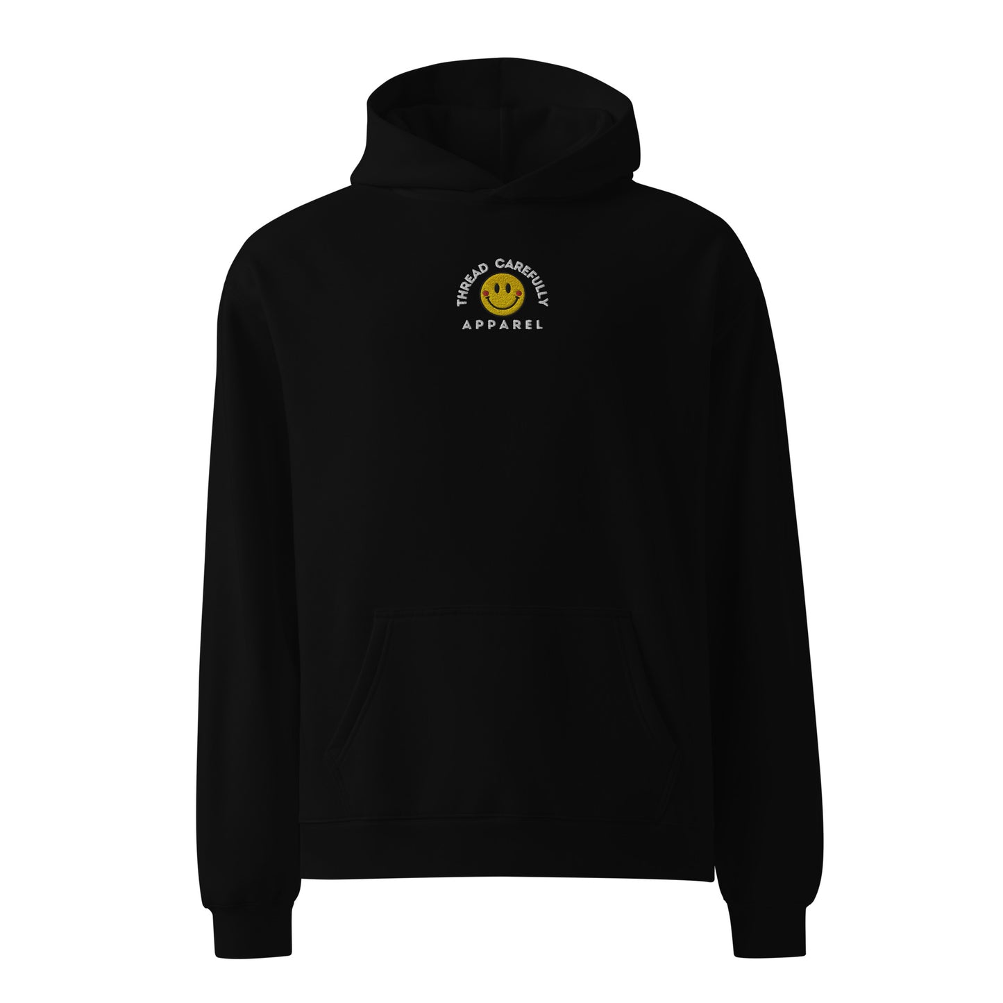 Chrysanthemum Collection: Red Chrys-mum series smiley - Unisex oversized hoodie