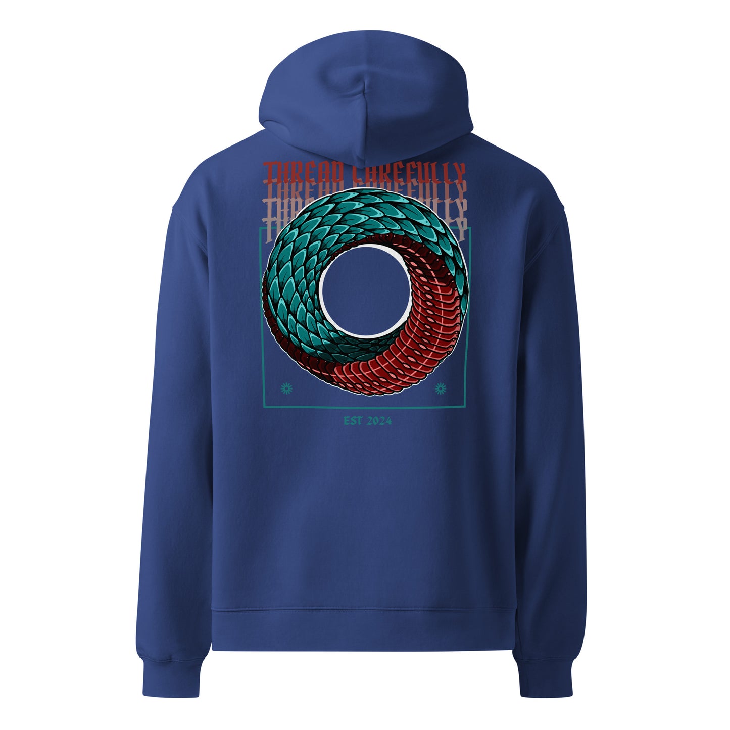 Escher Inspired Endless Scales: Premium Unisex Oversized Hoodie