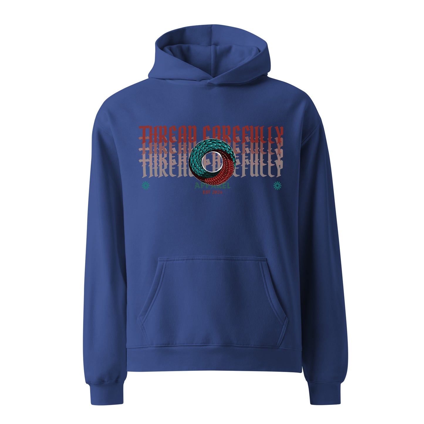 Escher Inspired Endless Scales: Premium Unisex Oversized Hoodie