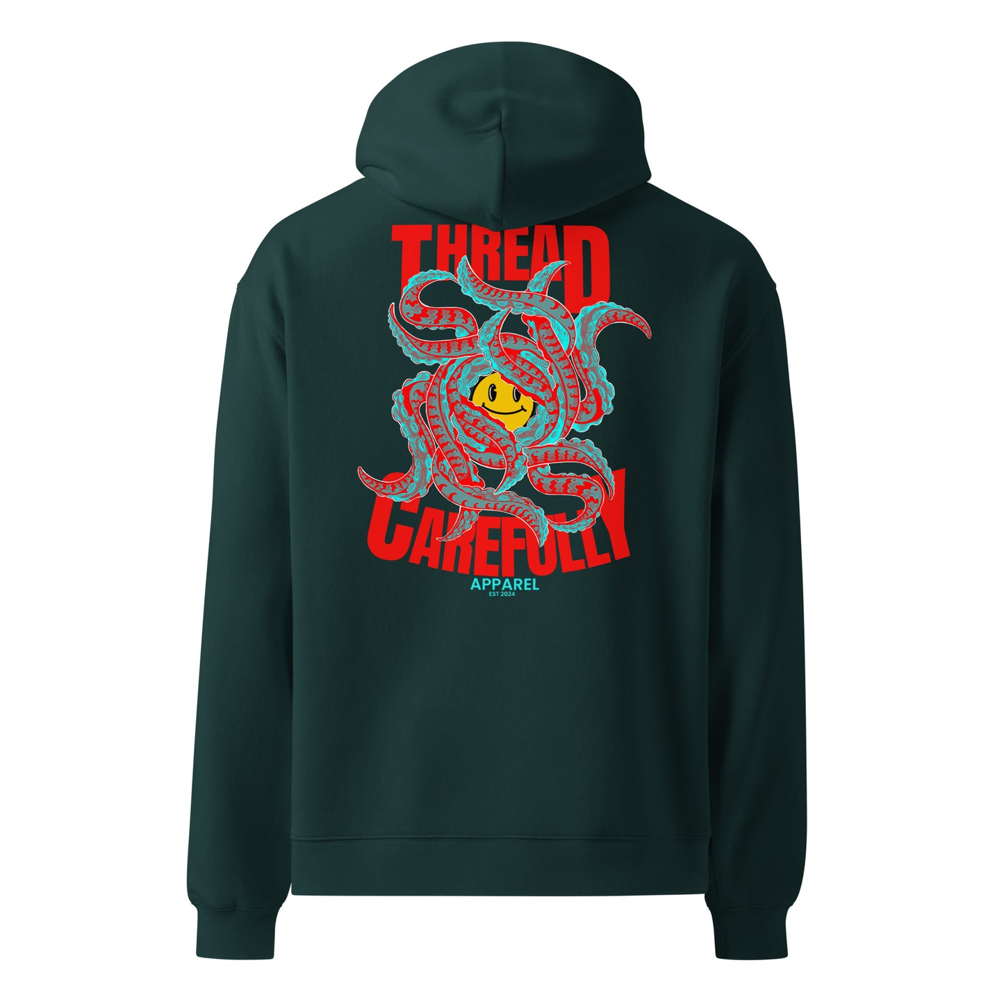 Tentacle Thread Carefully - Premium Unisex oversized hoodie