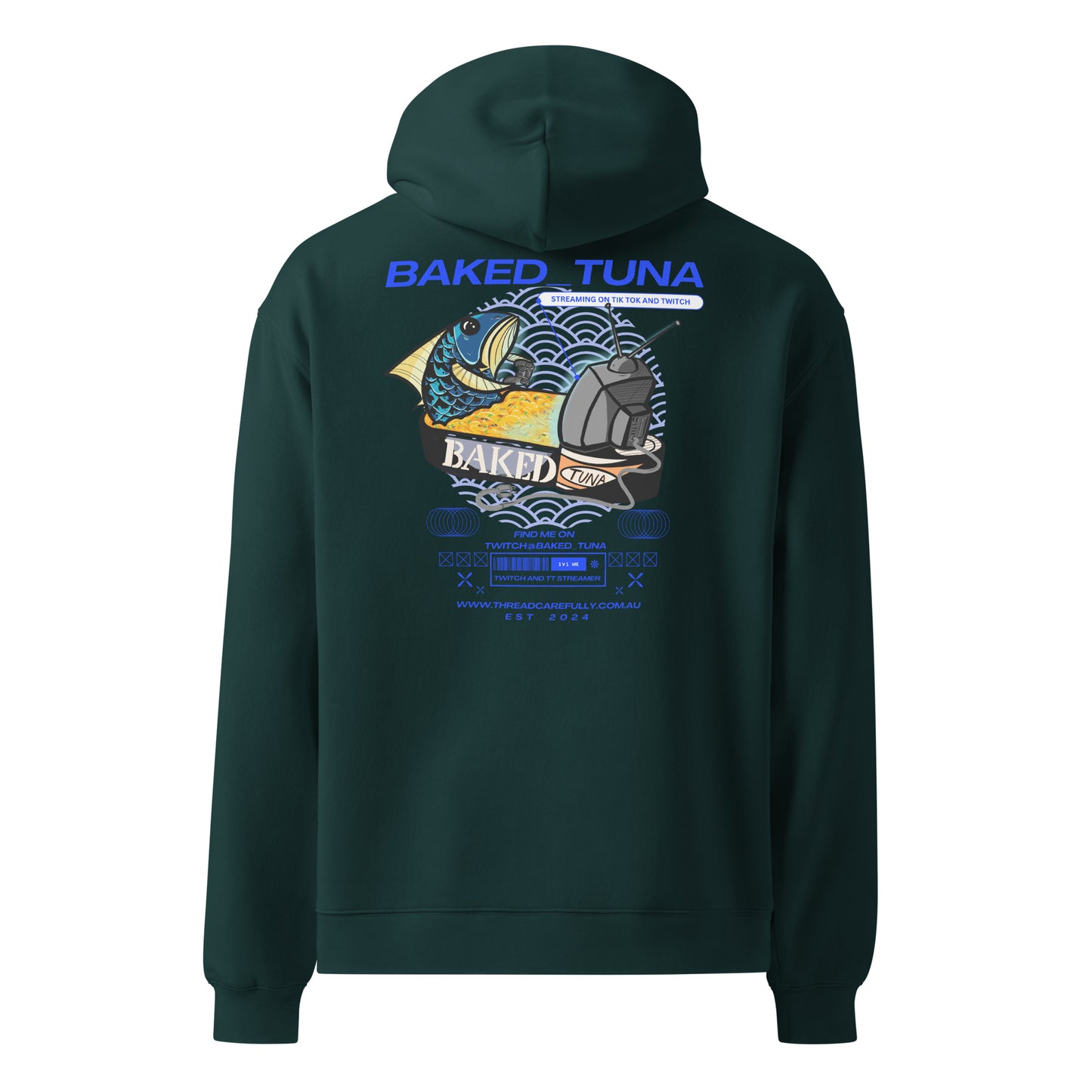 Baked Tuna Premium Hoodie | Thread Carefully