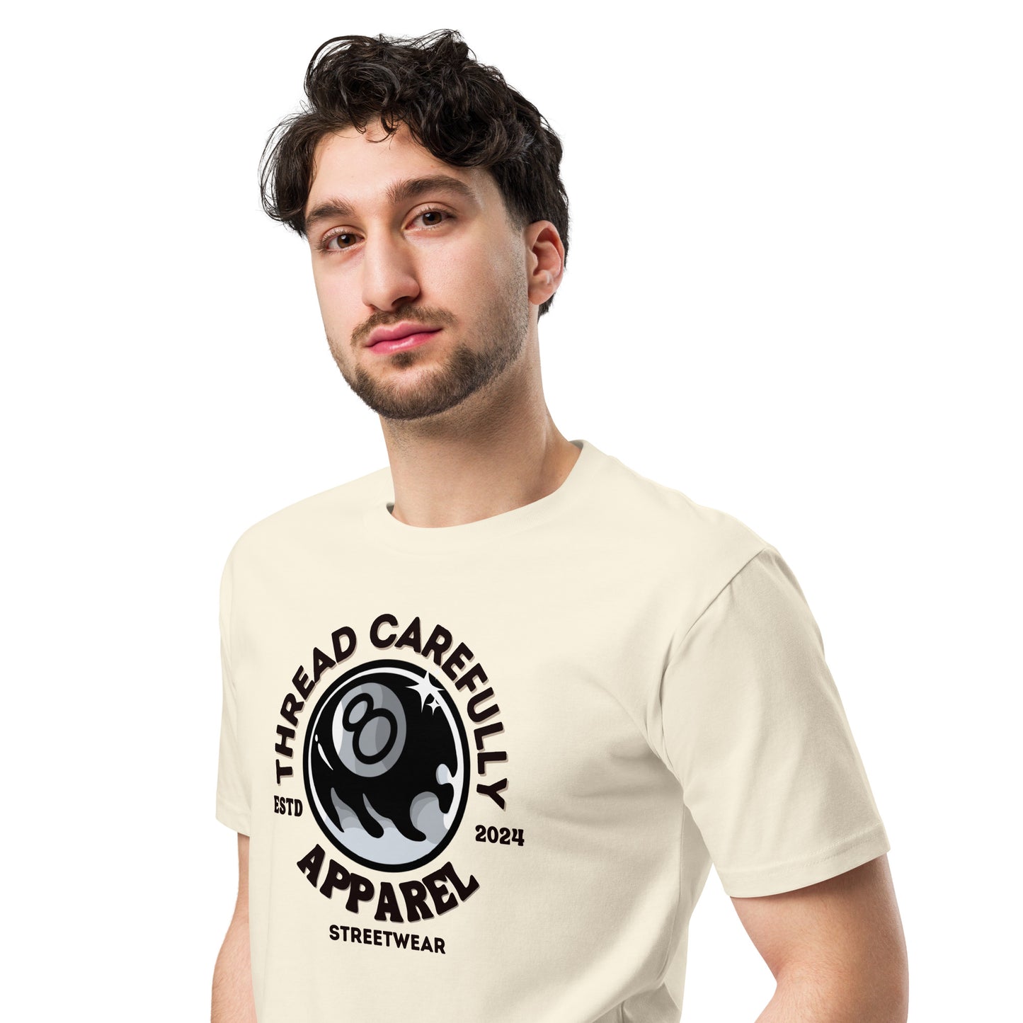 8 Ball Thread Carefully: Unisex t-shirt
