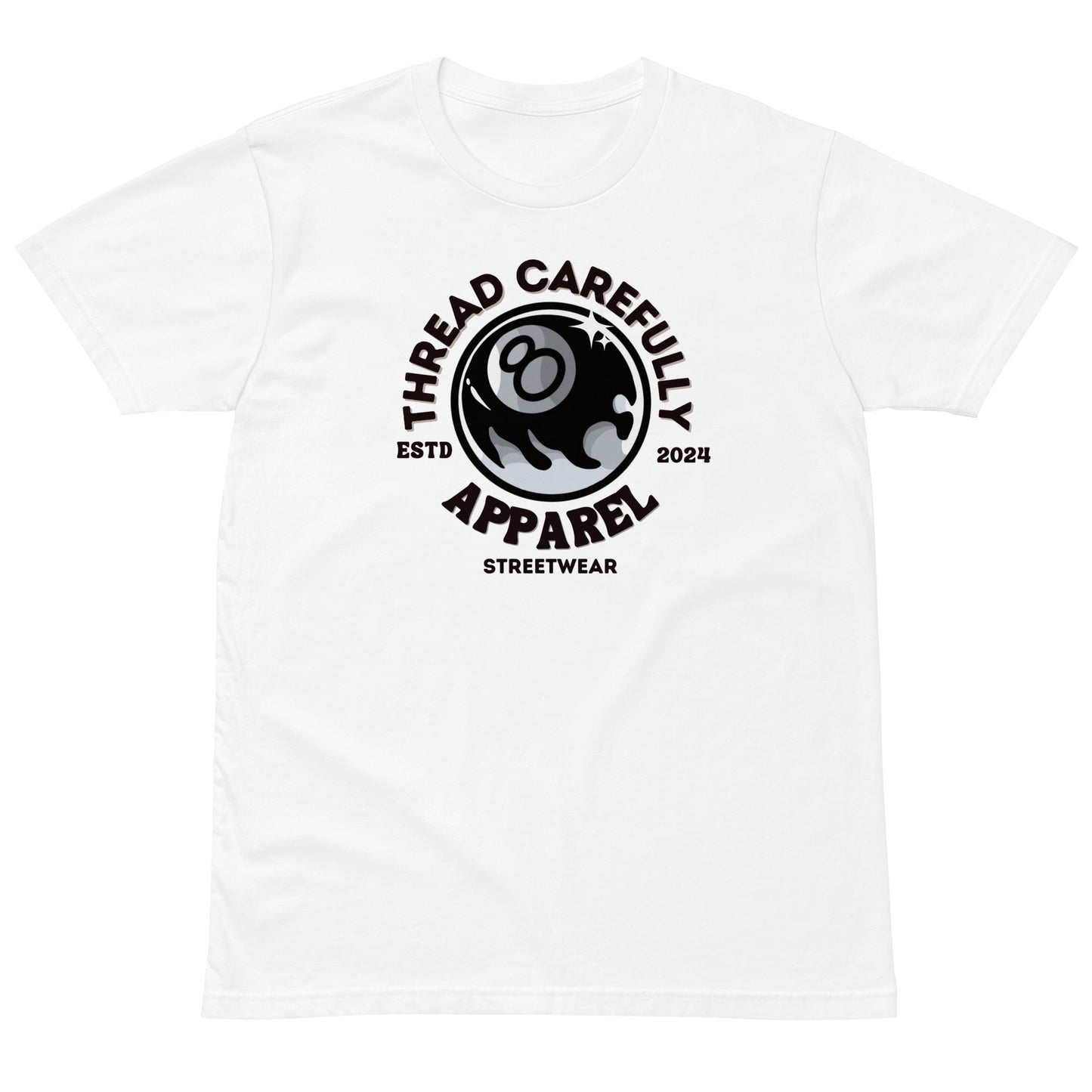 8 Ball Thread Carefully: Unisex t-shirt