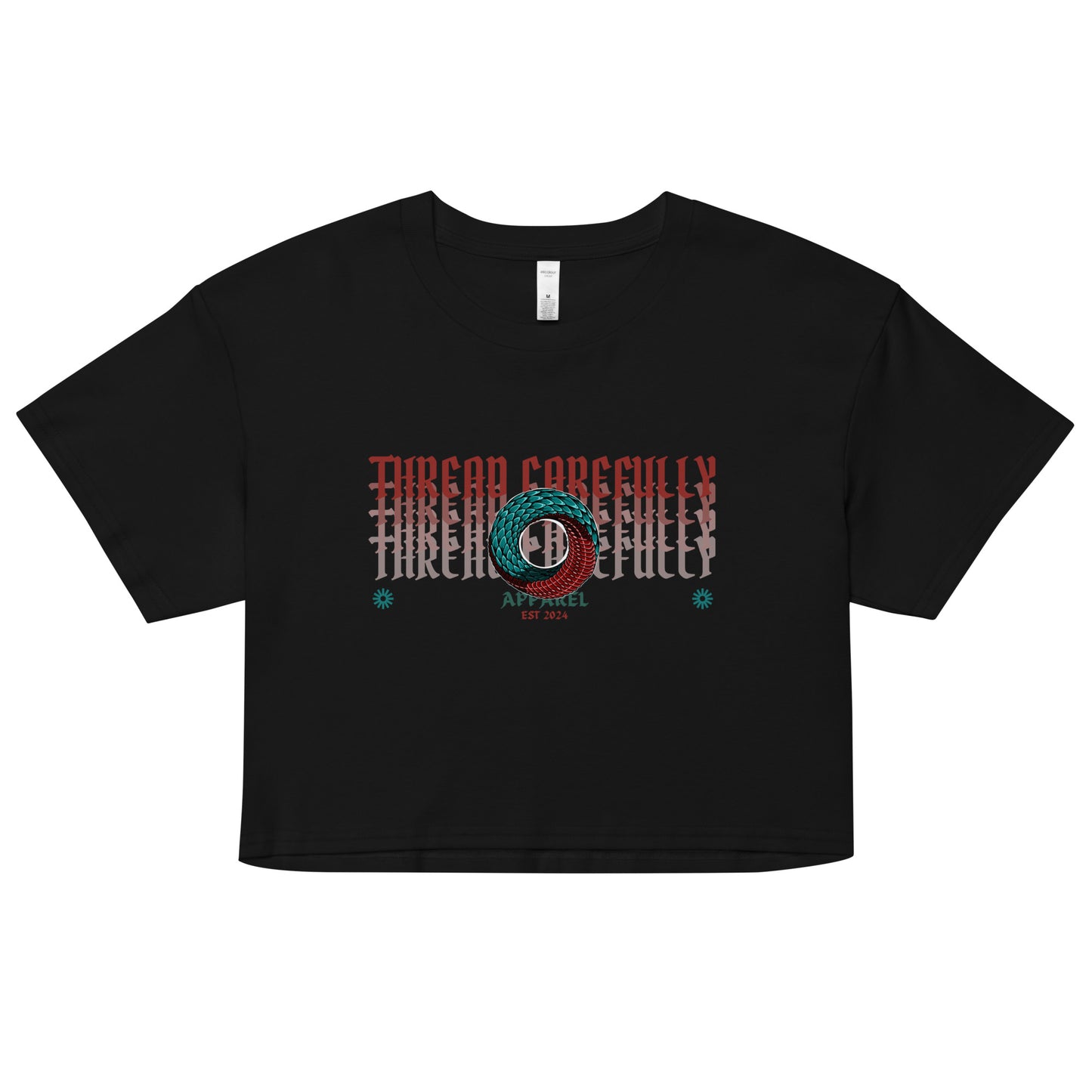 Endless scales: Women’s crop top
