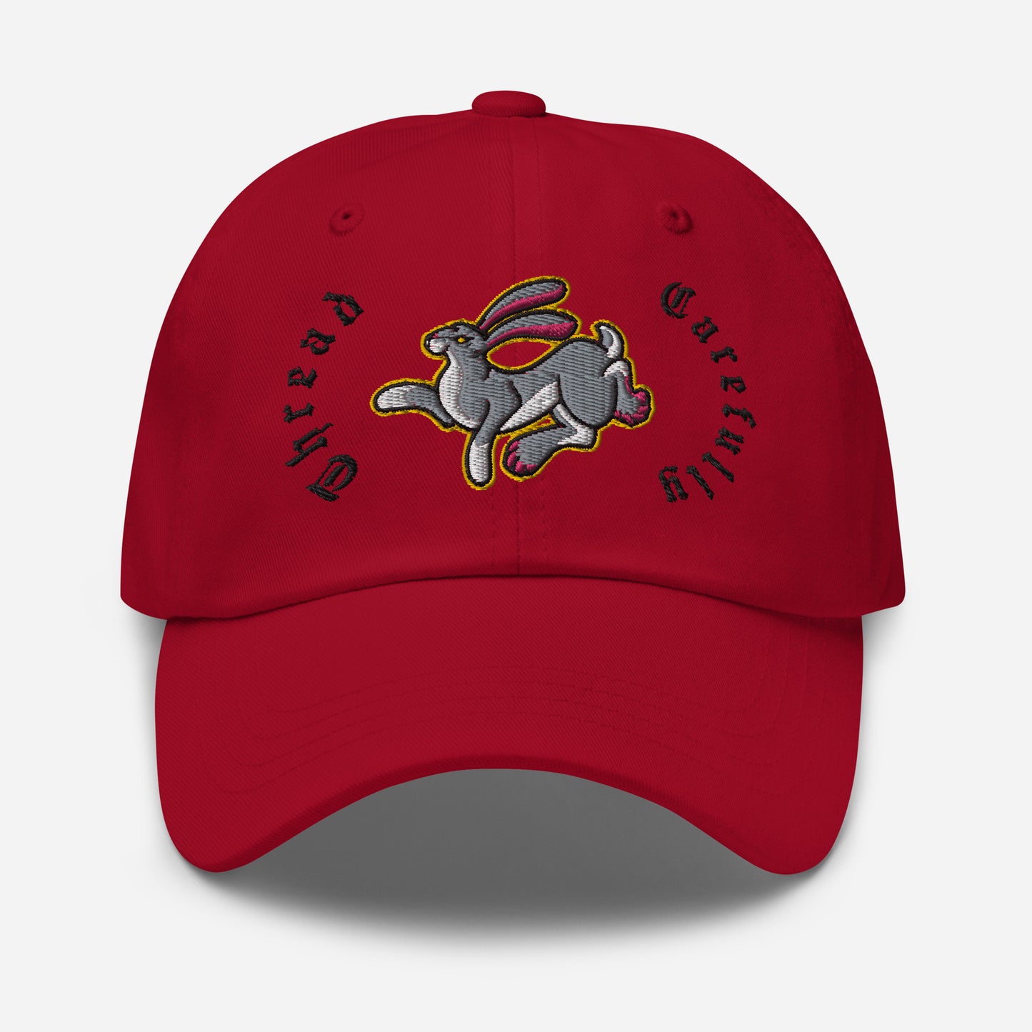 Rabbit: Embroidered Dad hat