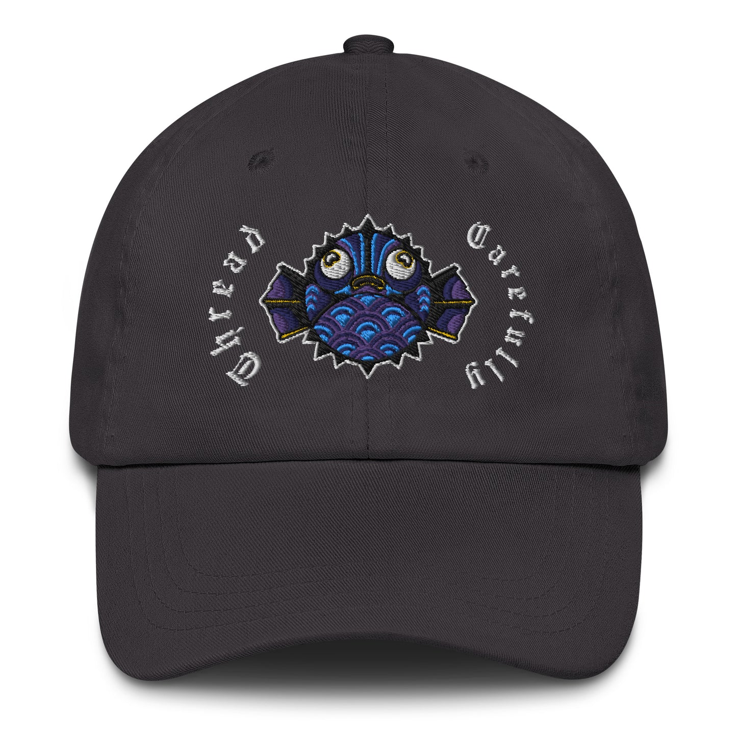 Puffer Fish: Embroidered Dad hat
